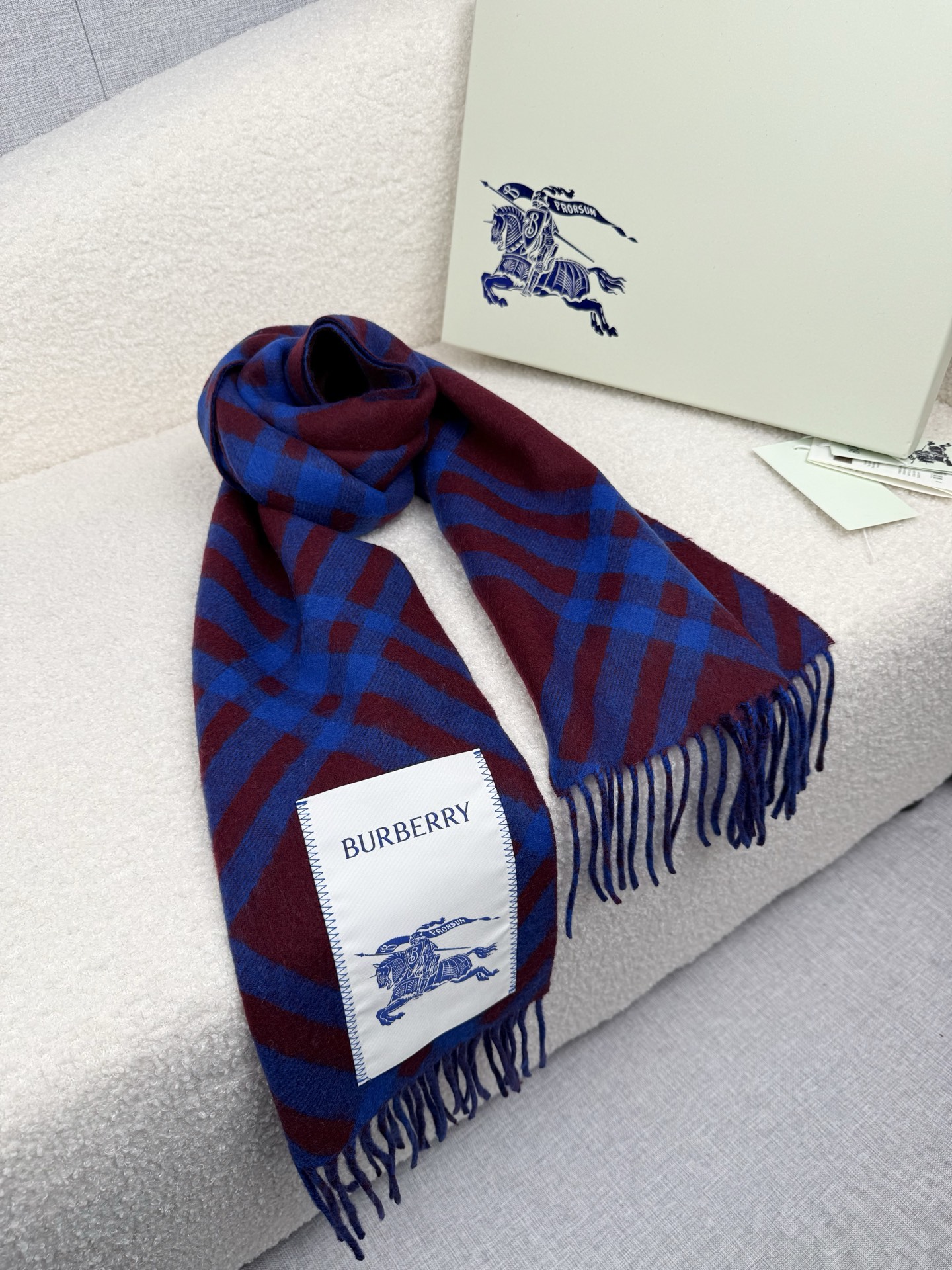Cheap Burberry Cashmere Scarf in 222289, $55 USD- [IB222289] - Replica Burberry Cashmere Scarf