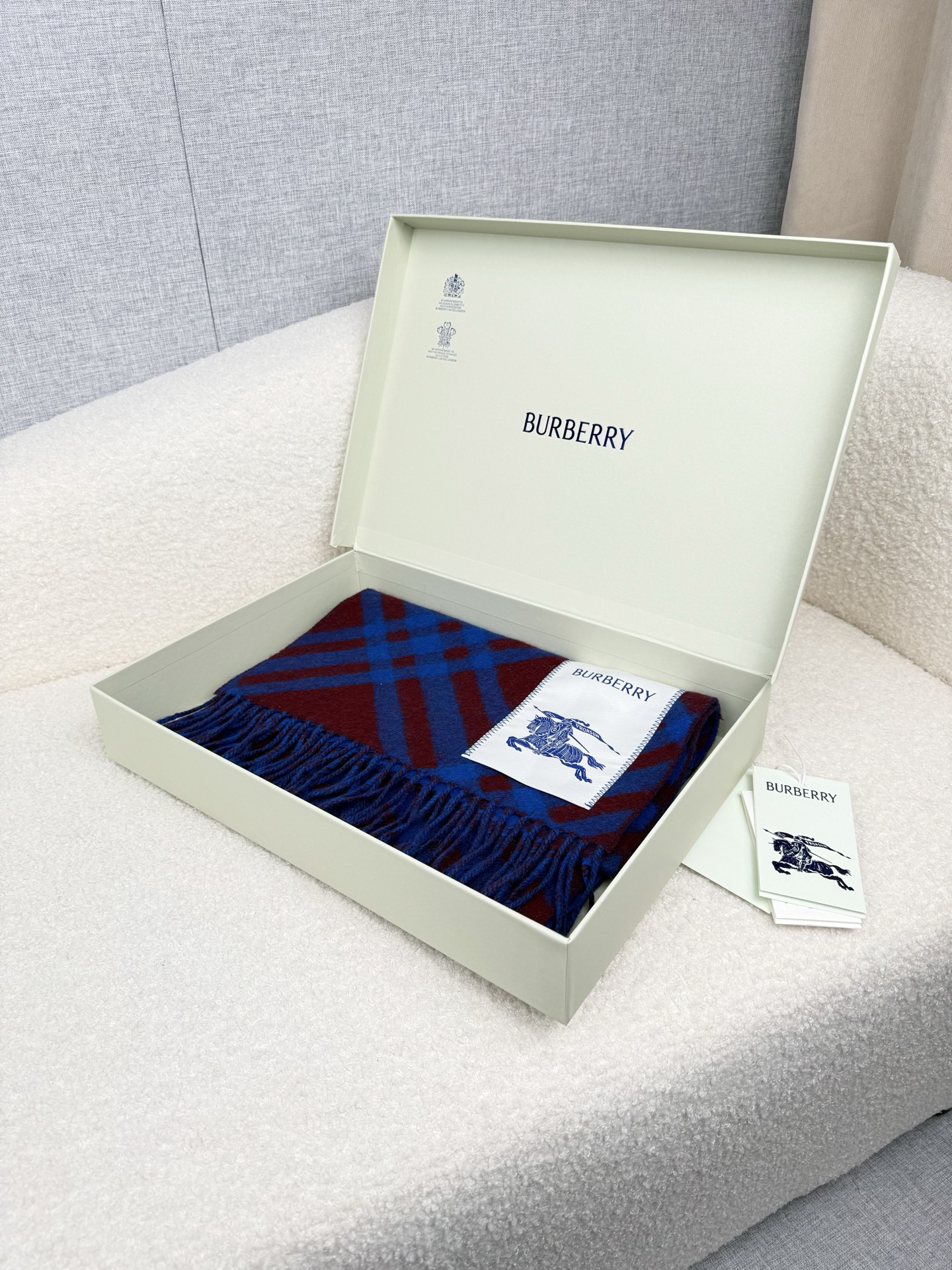 Cheap Burberry Cashmere Scarf in 222289, $55 USD- [IB222289] - Replica Burberry Cashmere Scarf