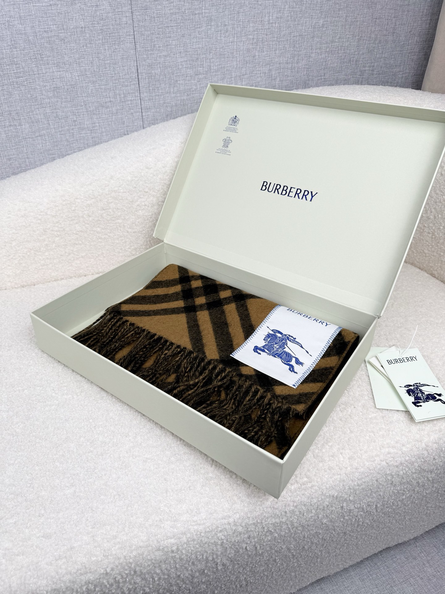 Cheap Burberry Cashmere Scarf in 222290, $55 USD- [IB222290] - Replica Burberry Cashmere Scarf