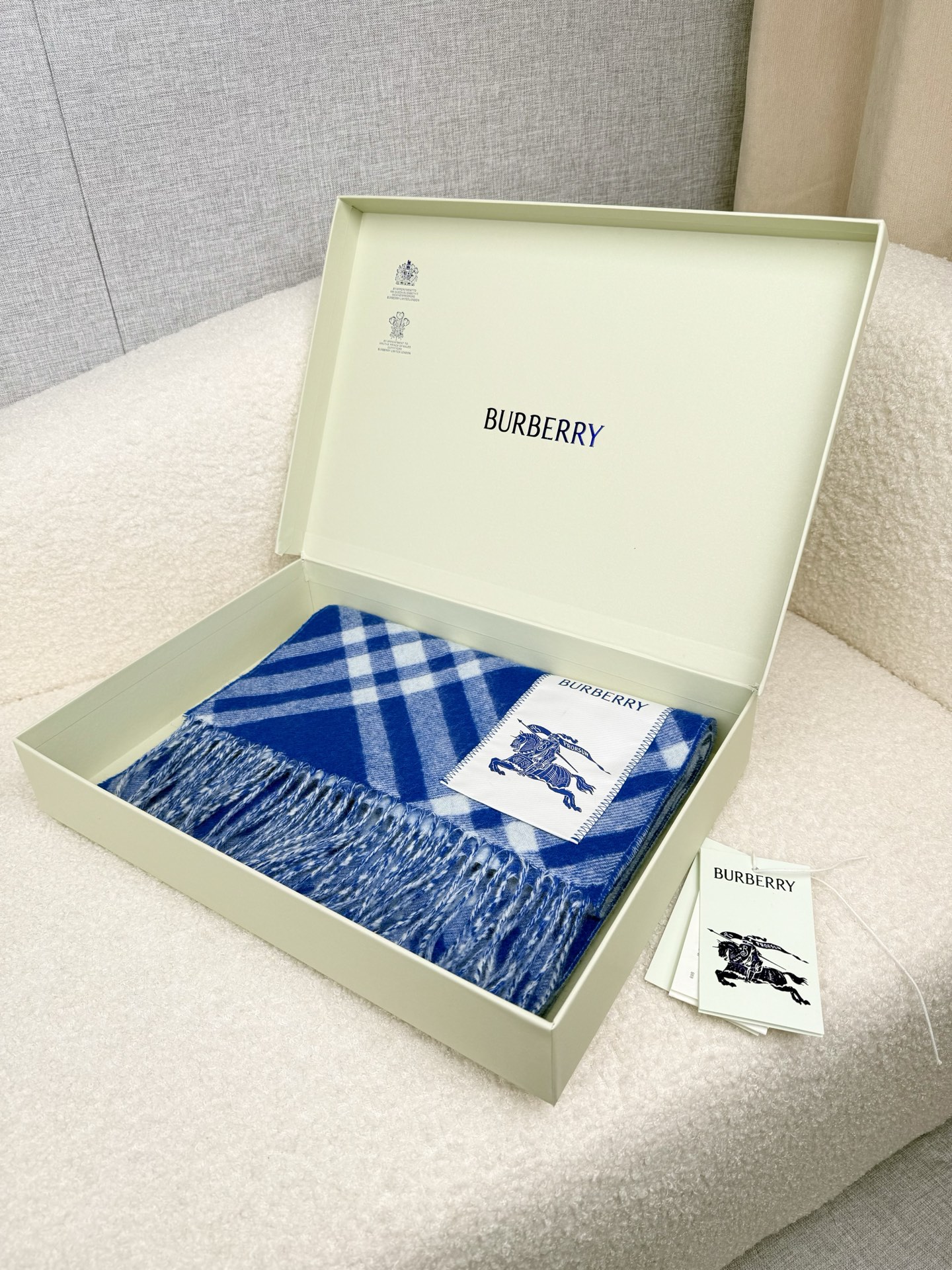Cheap Burberry Cashmere Scarf in 222291, $55 USD- [IB222291] - Replica Burberry Cashmere Scarf