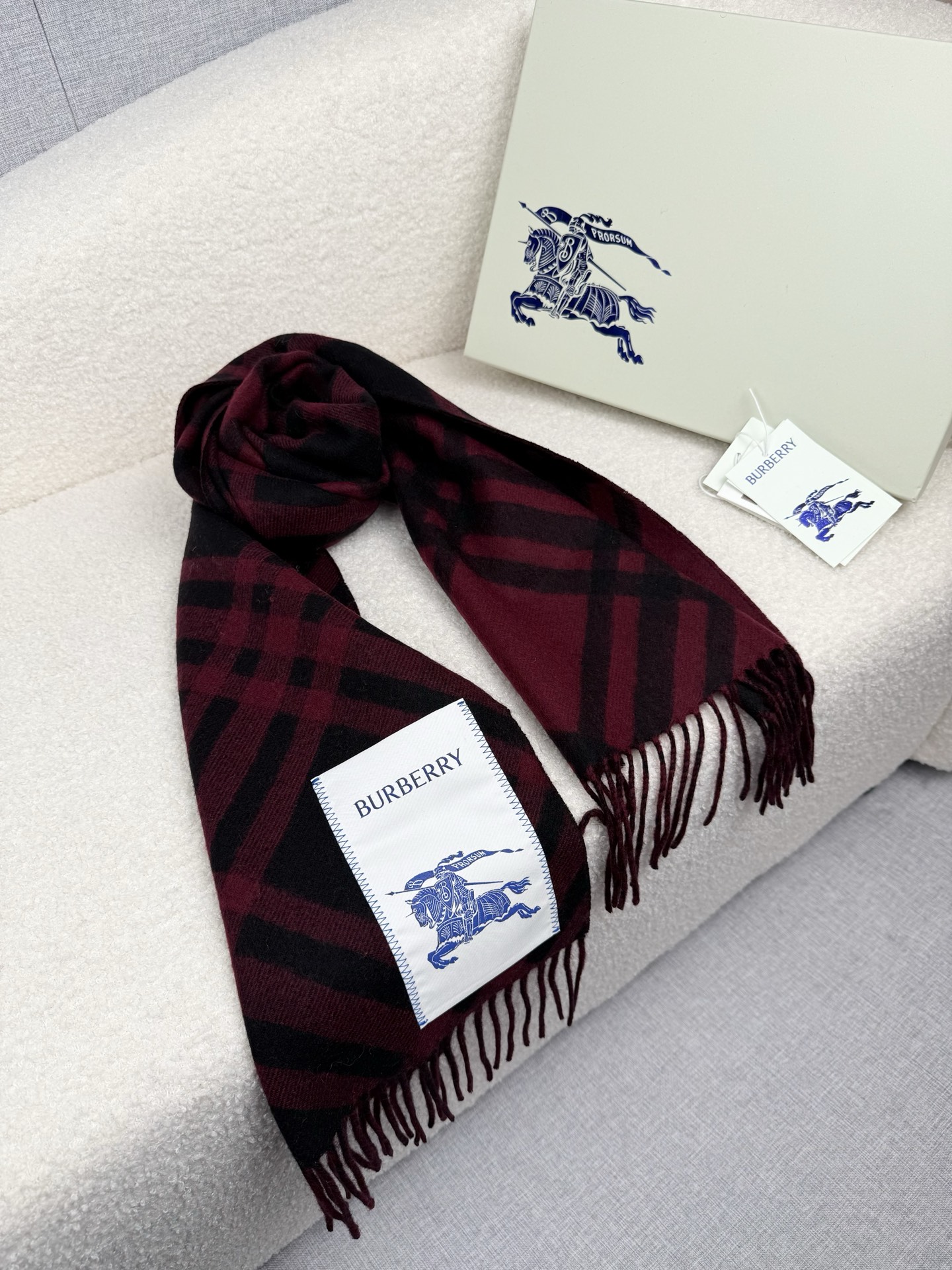 Cheap Burberry Cashmere Scarf in 222292, $55 USD- [IB222292] - Replica Burberry Cashmere Scarf