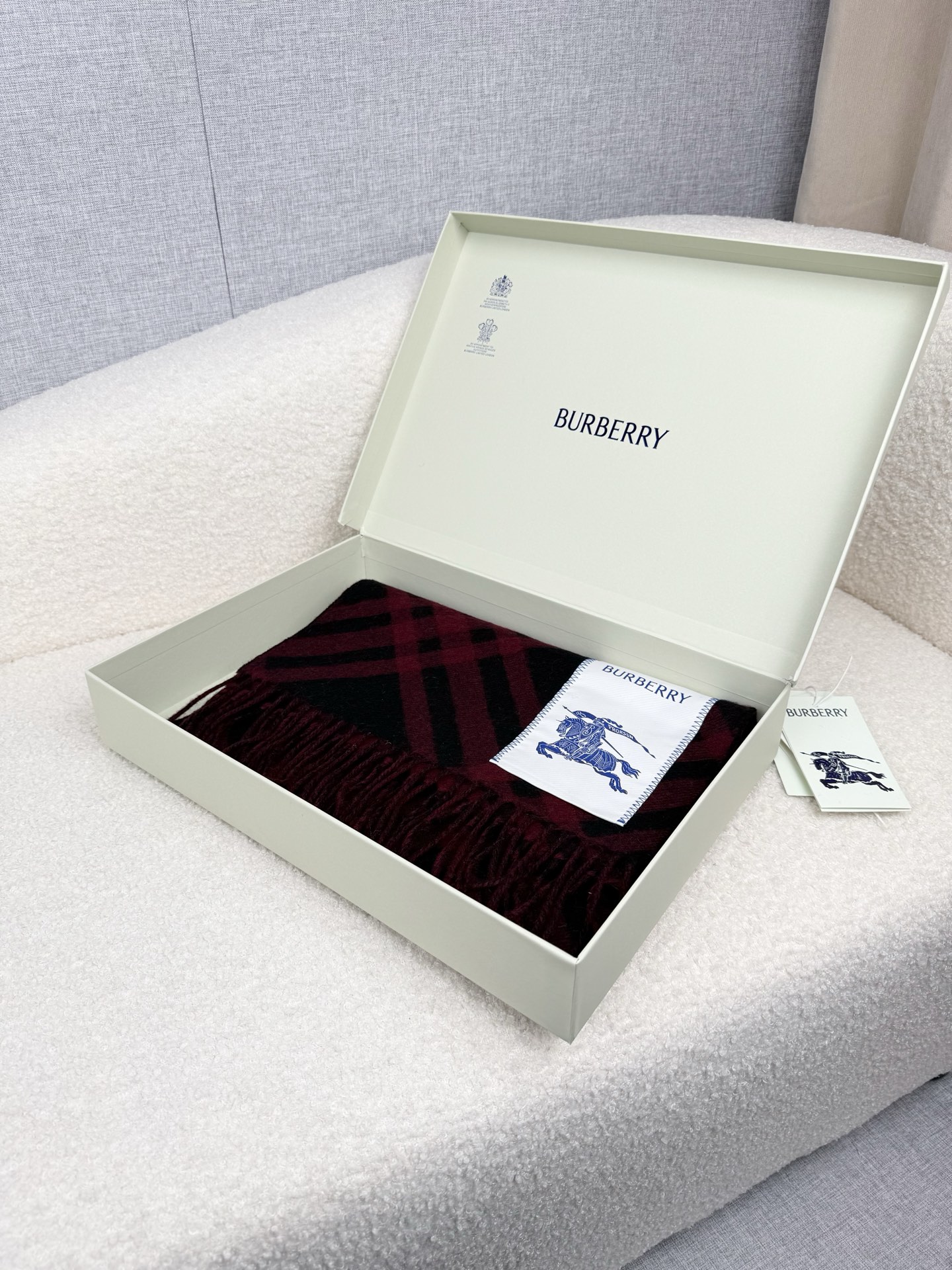 Cheap Burberry Cashmere Scarf in 222292, $55 USD- [IB222292] - Replica Burberry Cashmere Scarf