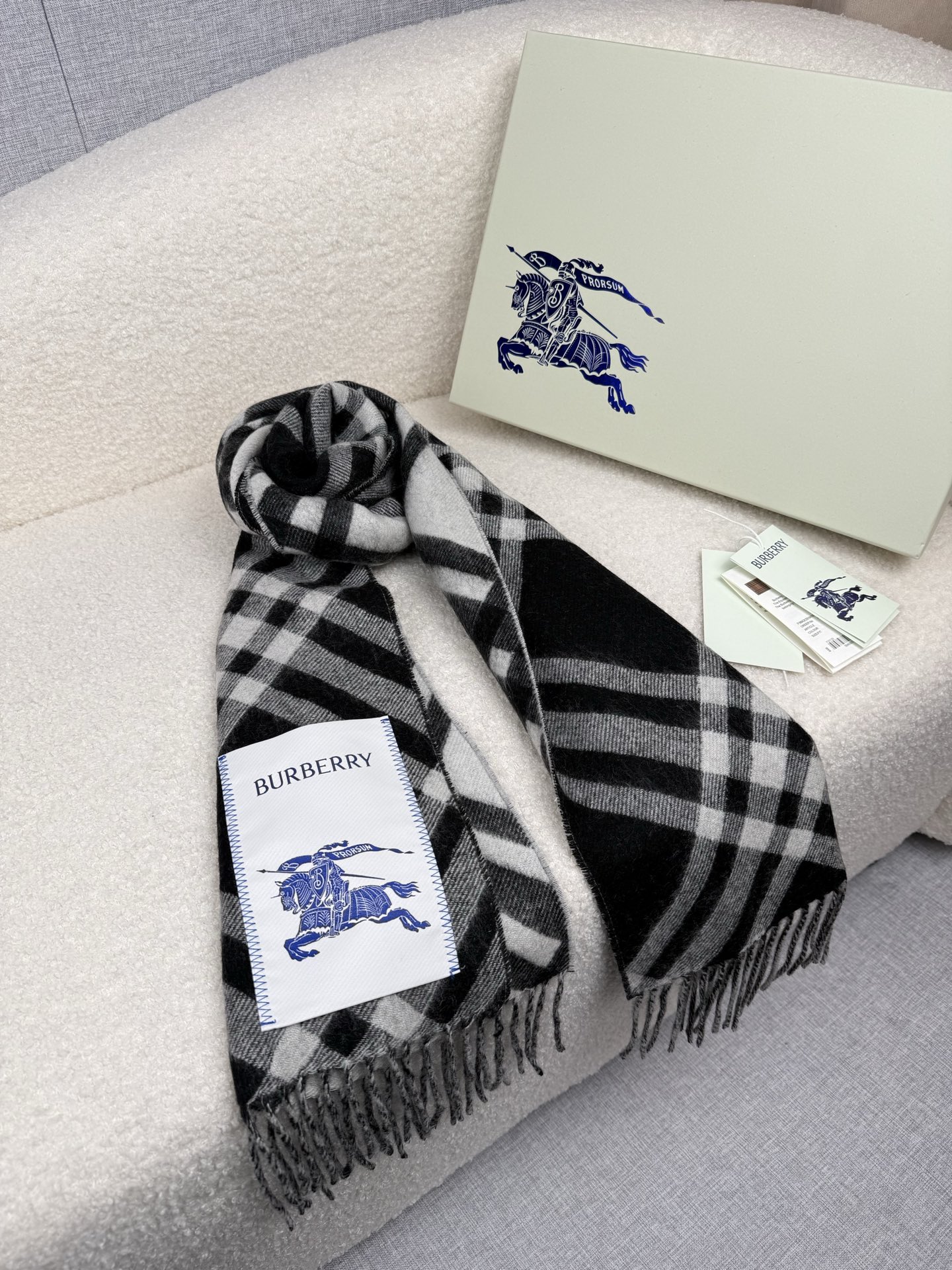 Cheap Burberry Cashmere Scarf in 222293, $55 USD- [IB222293] - Replica Burberry Cashmere Scarf