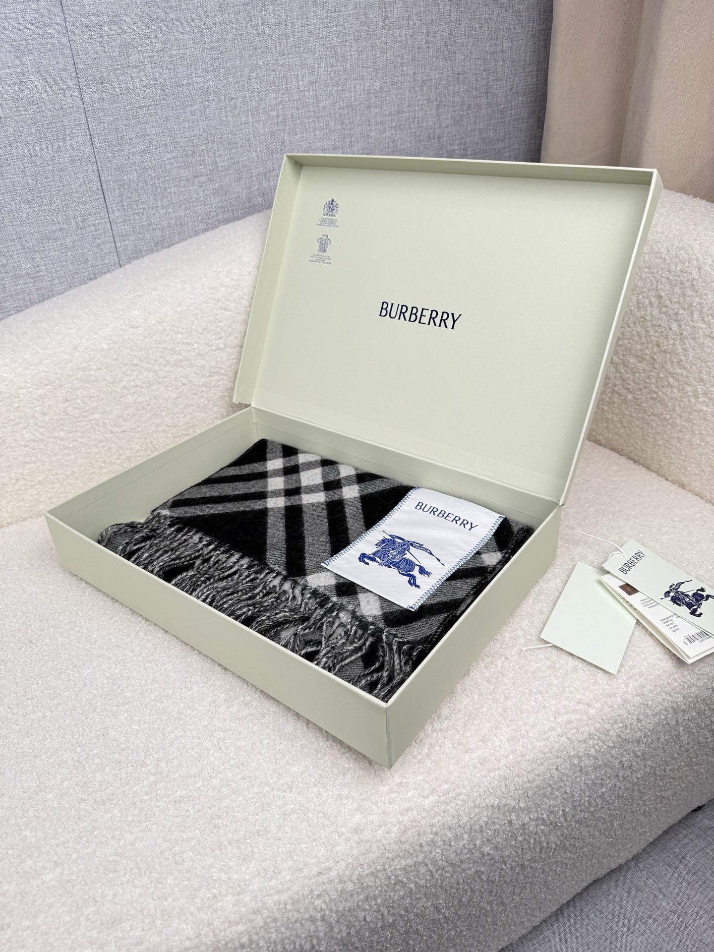 Cheap Burberry Cashmere Scarf in 222293, $55 USD- [IB222293] - Replica Burberry Cashmere Scarf