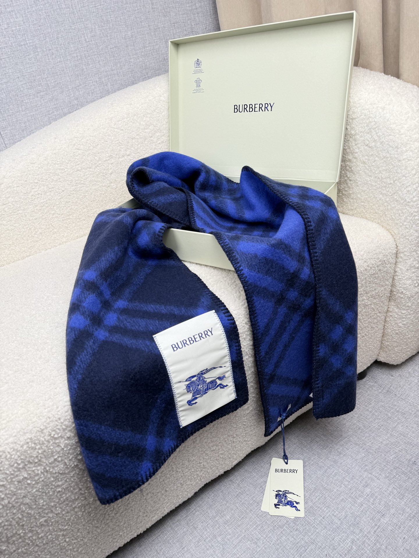 Cheap Burberry Cashmere Scarf in 222295, $55 USD- [IB222295] - Replica Burberry Cashmere Scarf