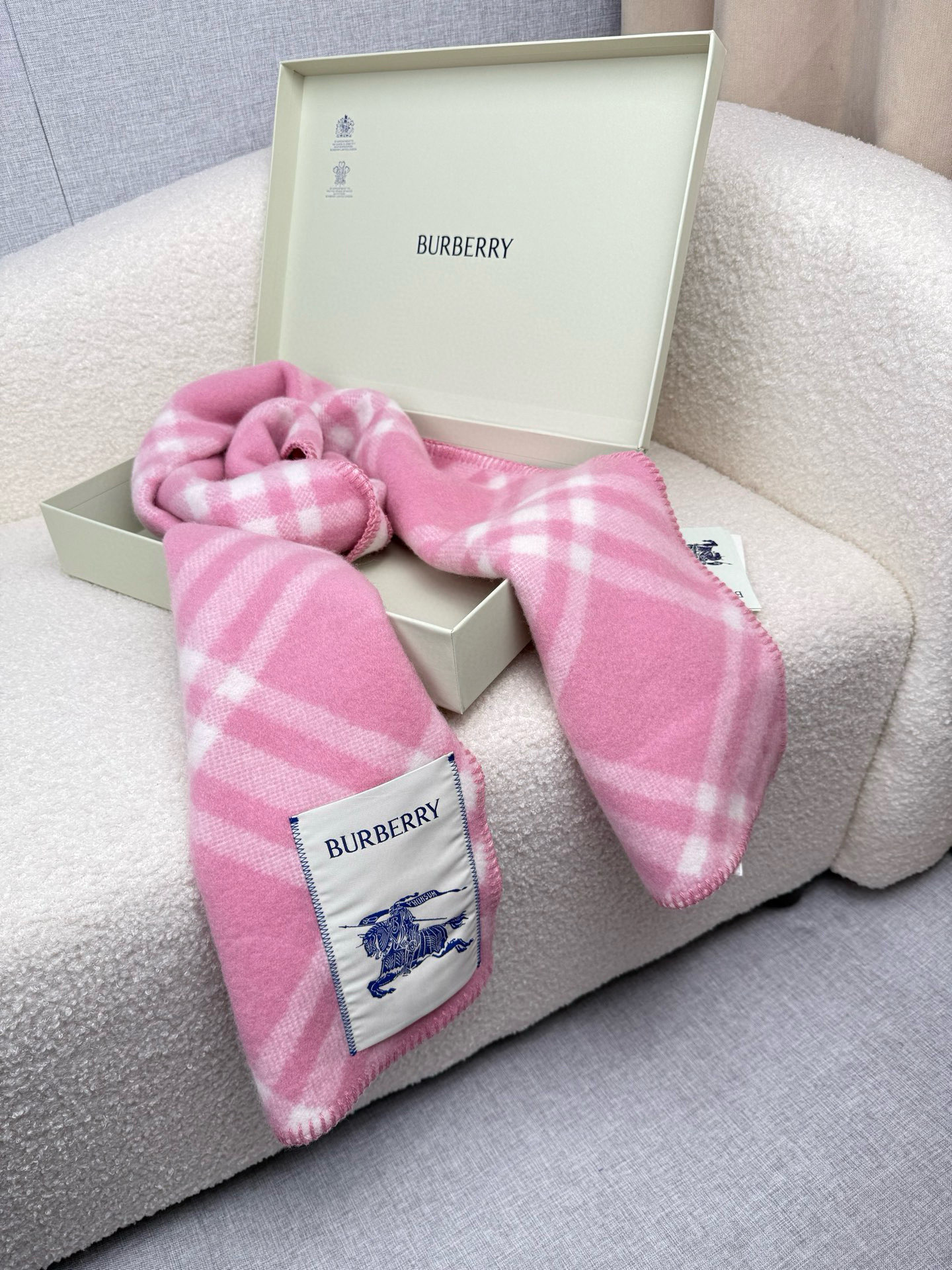 Cheap Burberry Cashmere Scarf in 222298, $55 USD- [IB222298] - Replica Burberry Cashmere Scarf