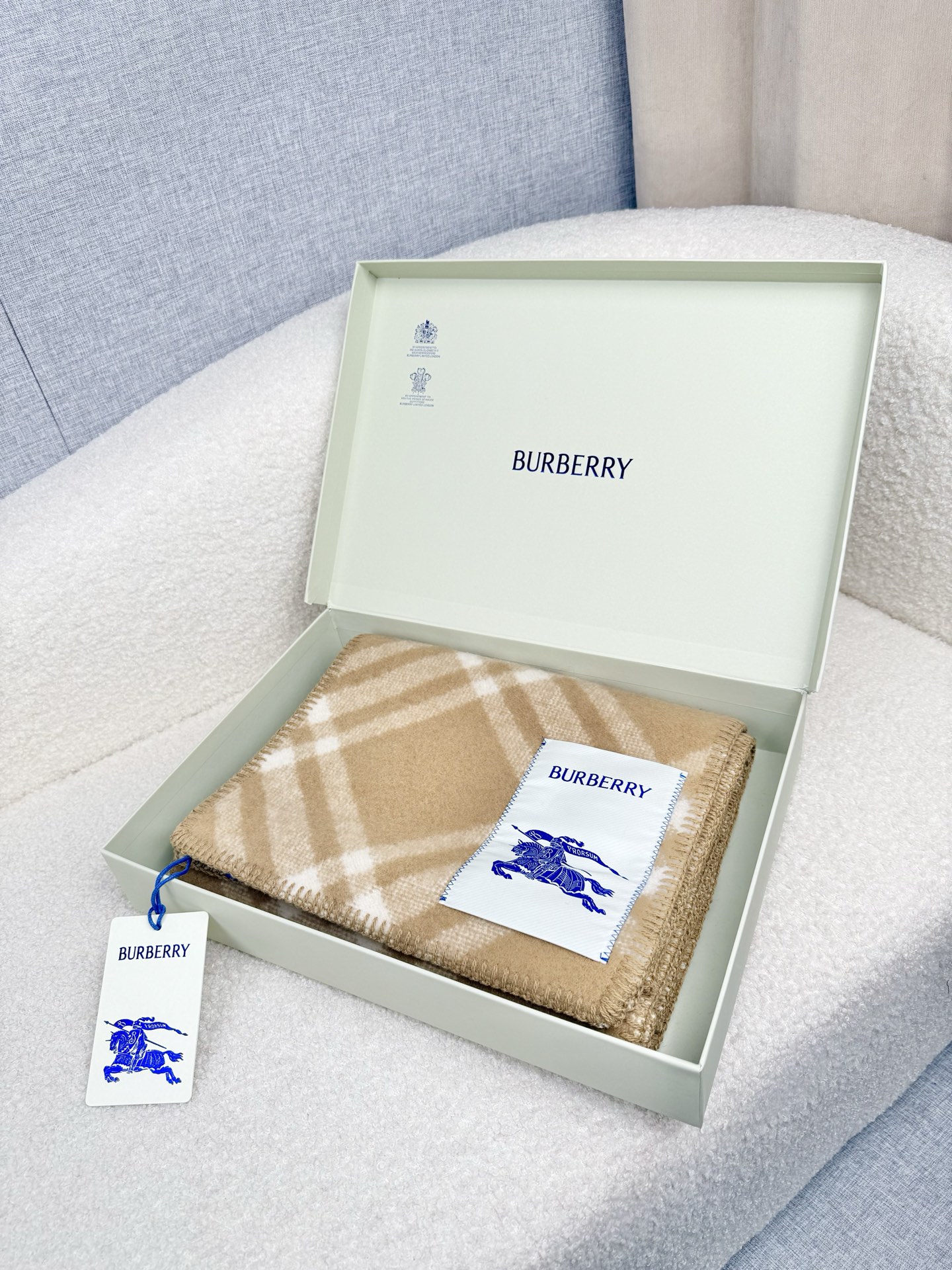 Cheap Burberry Cashmere Scarf in 222299, $55 USD- [IB222299] - Replica Burberry Cashmere Scarf