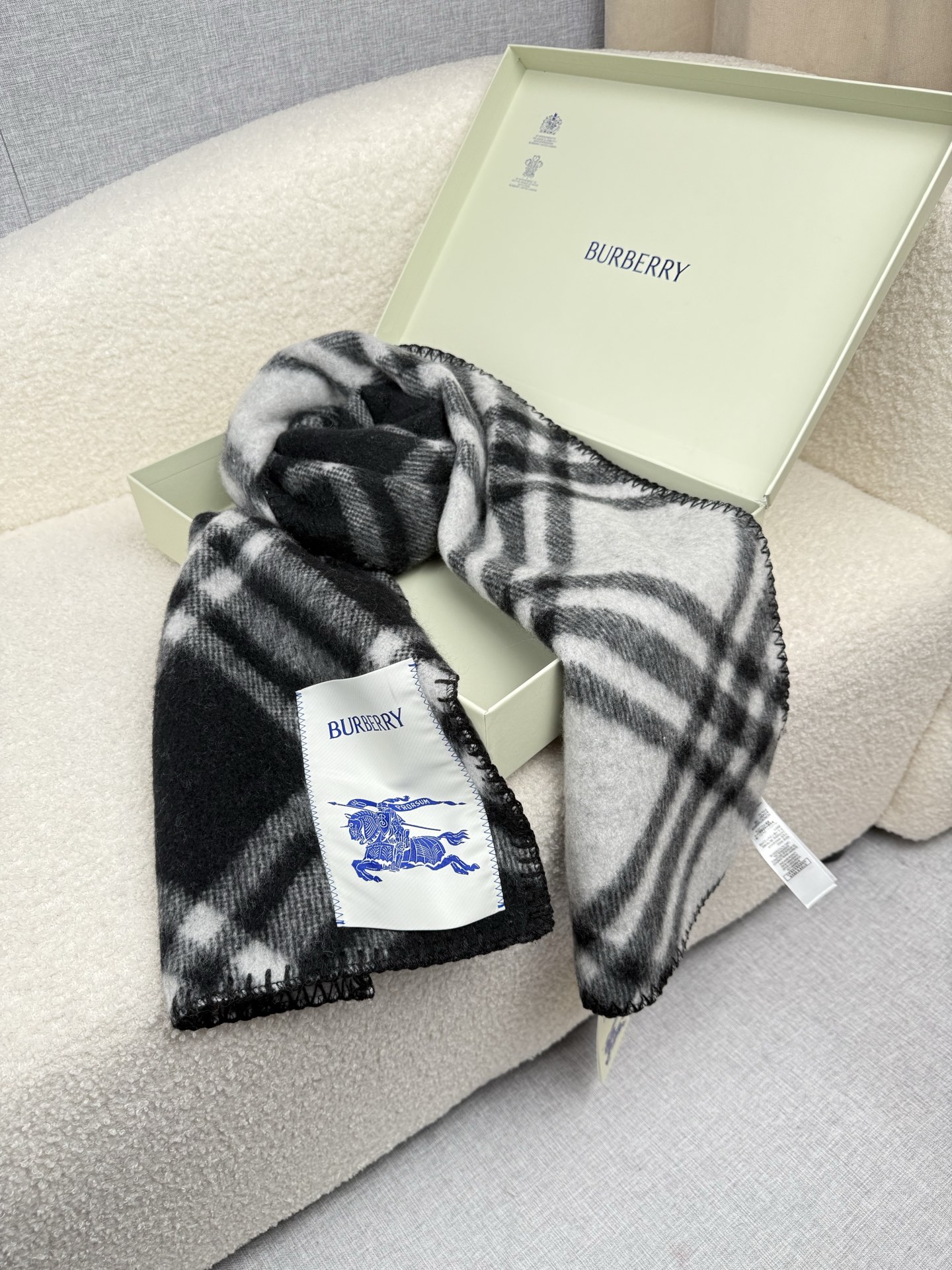 Cheap Burberry Cashmere Scarf in 222300, $55 USD- [IB222300] - Replica Burberry Cashmere Scarf