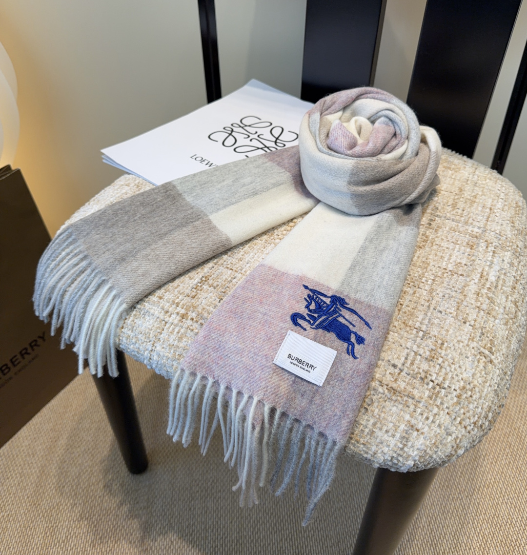 Cheap Burberry Cashmere Scarf in 222305, $55 USD- [IB222305] - Replica Burberry Cashmere Scarf