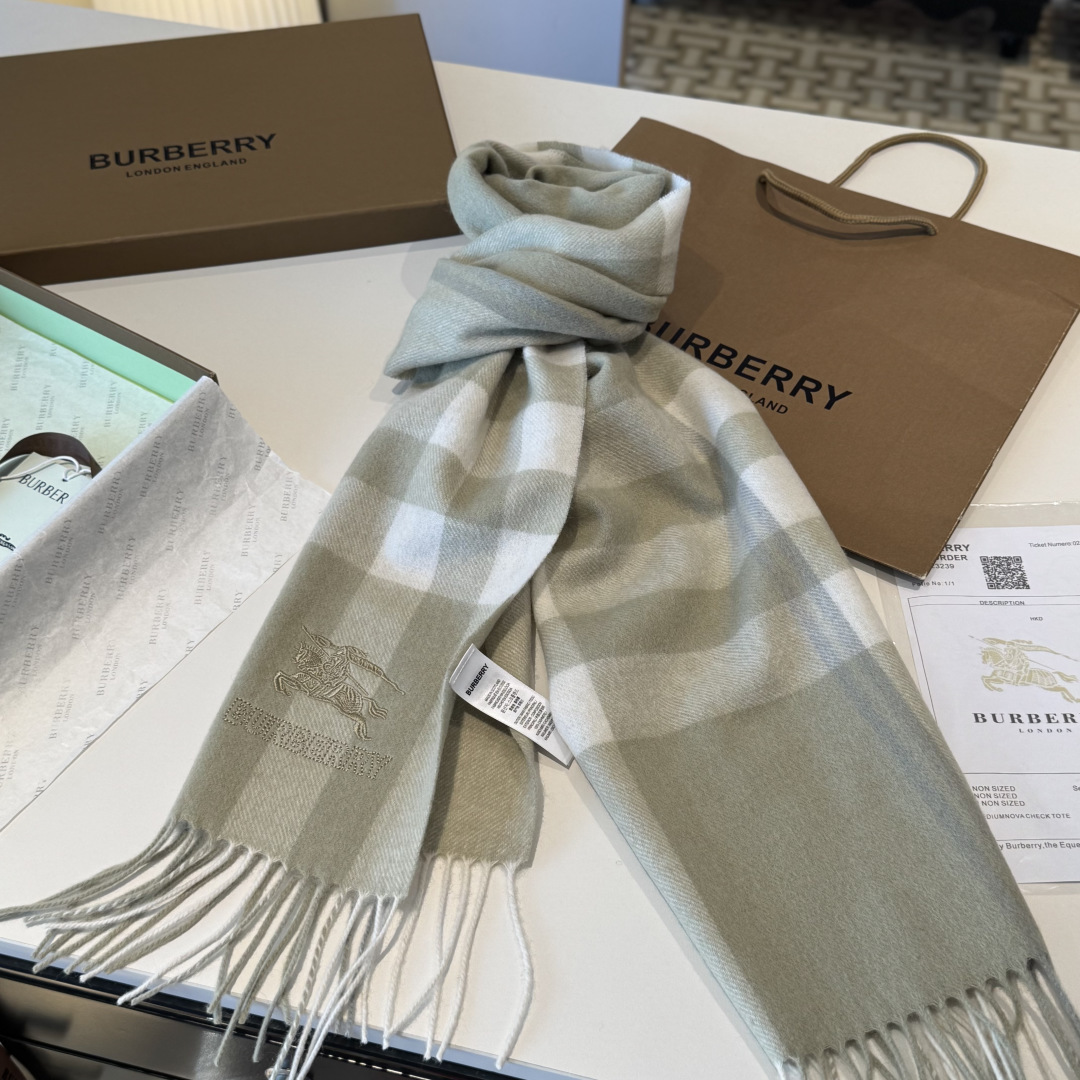 Cheap Burberry Cashmere Scarf in 222313, $55 USD- [IB222313] - Replica Burberry Cashmere Scarf