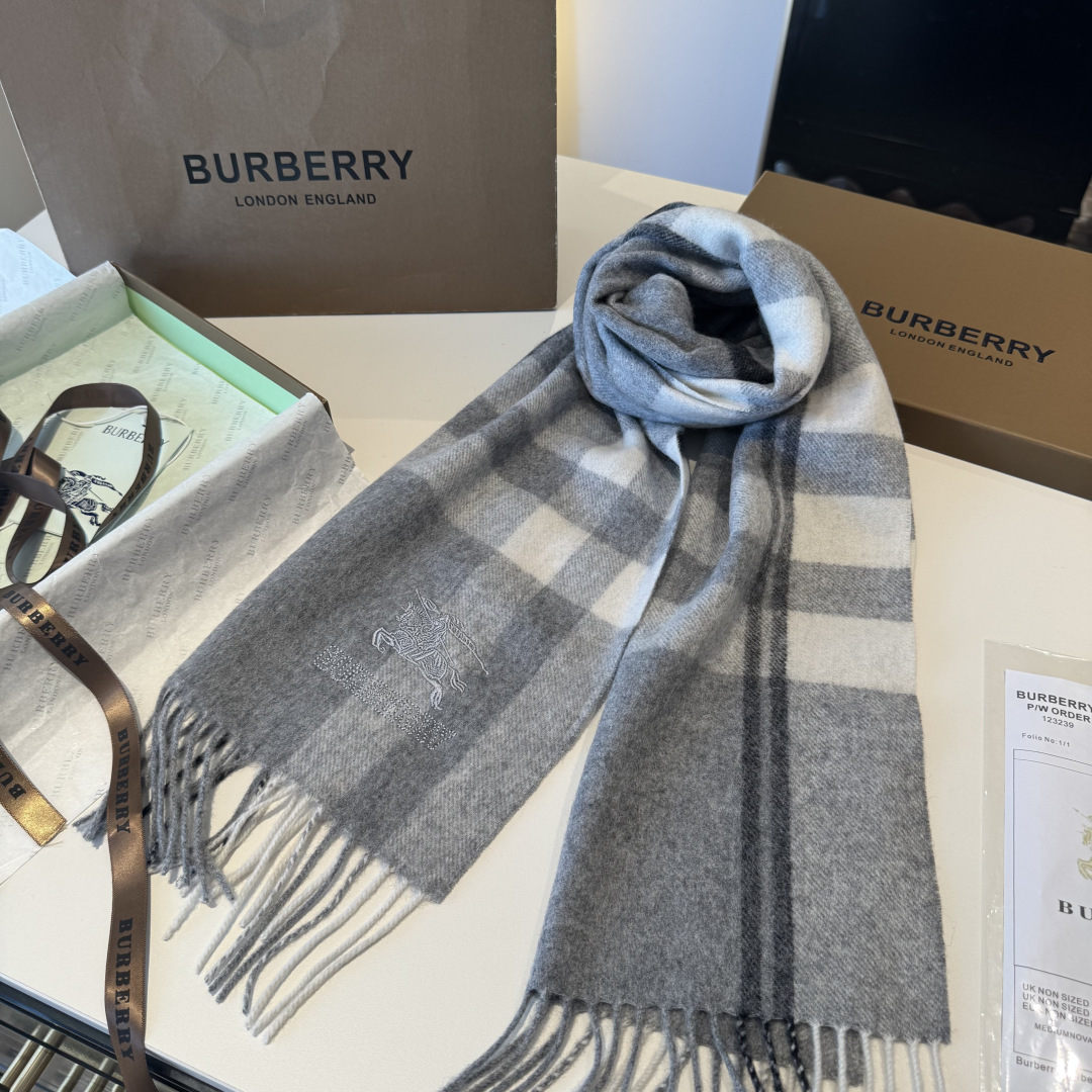 Cheap Burberry Cashmere Scarf in 222315, $55 USD- [IB222315] - Replica Burberry Cashmere Scarf