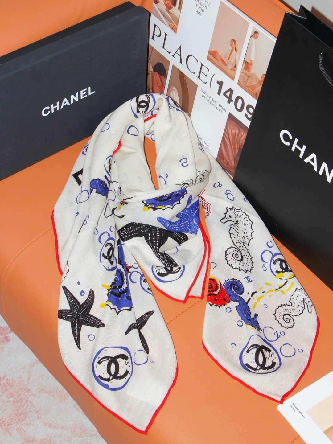 Cheap Chanel Scarf in 222333, $55 USD- [IB222333] - Replica Chanel Scarf