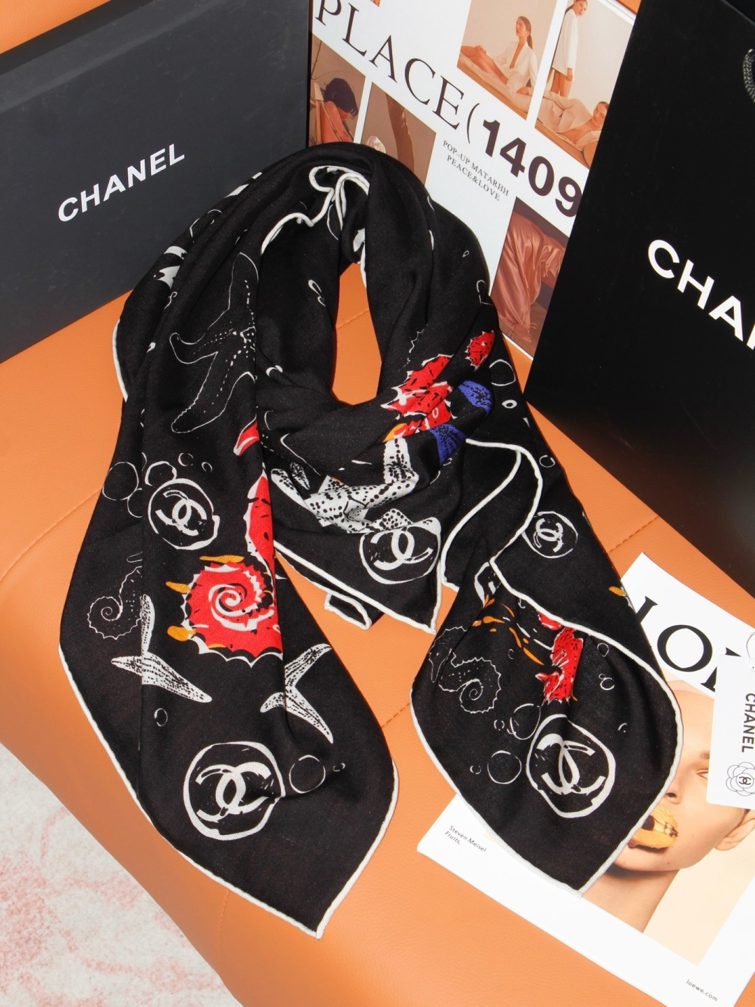 Cheap Chanel Scarf in 222334, $55 USD- [IB222334] - Replica Chanel Scarf