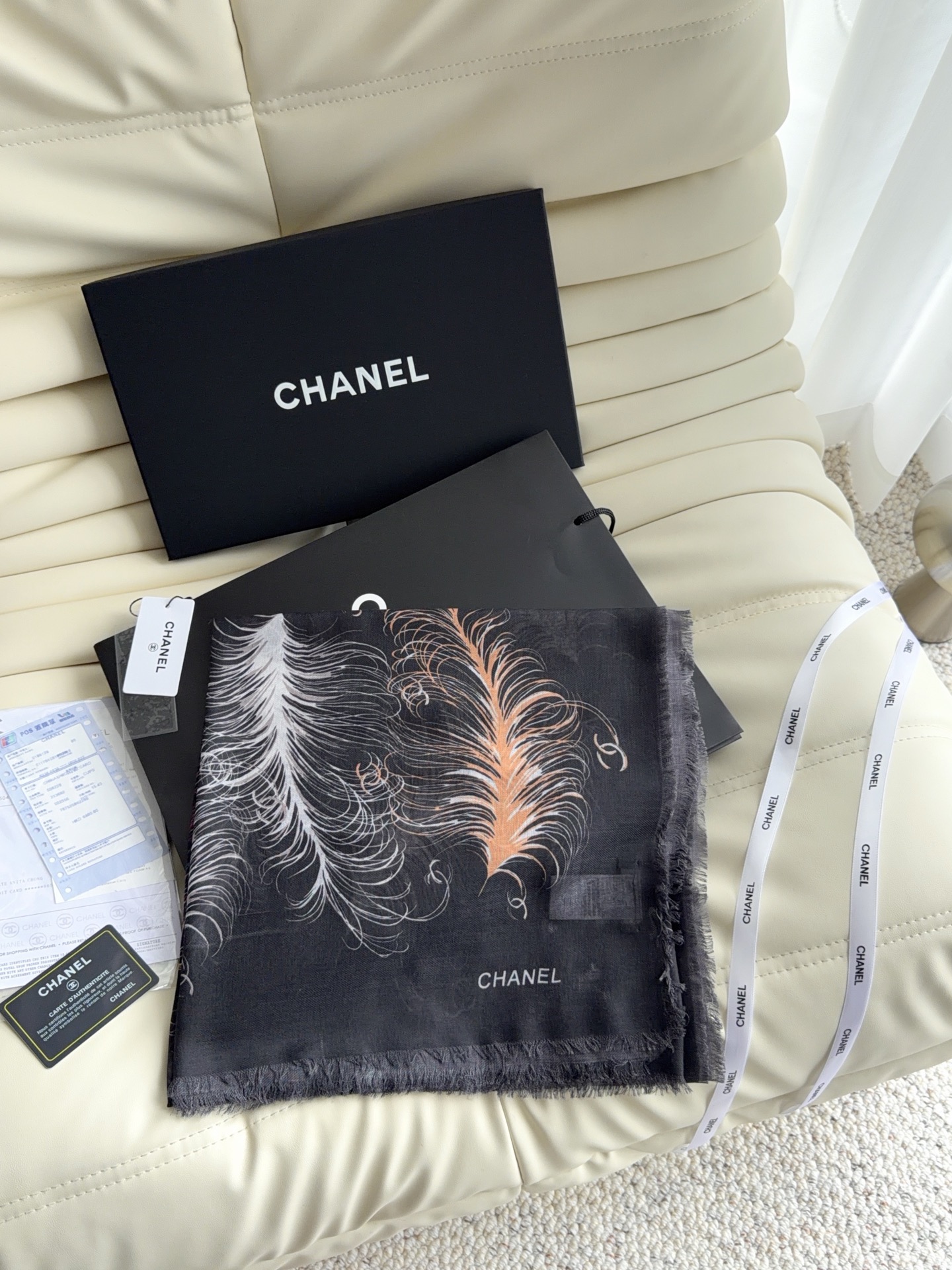 Cheap Chanel Scarf in 222338, $55 USD- [IB222338] - Replica Chanel Scarf