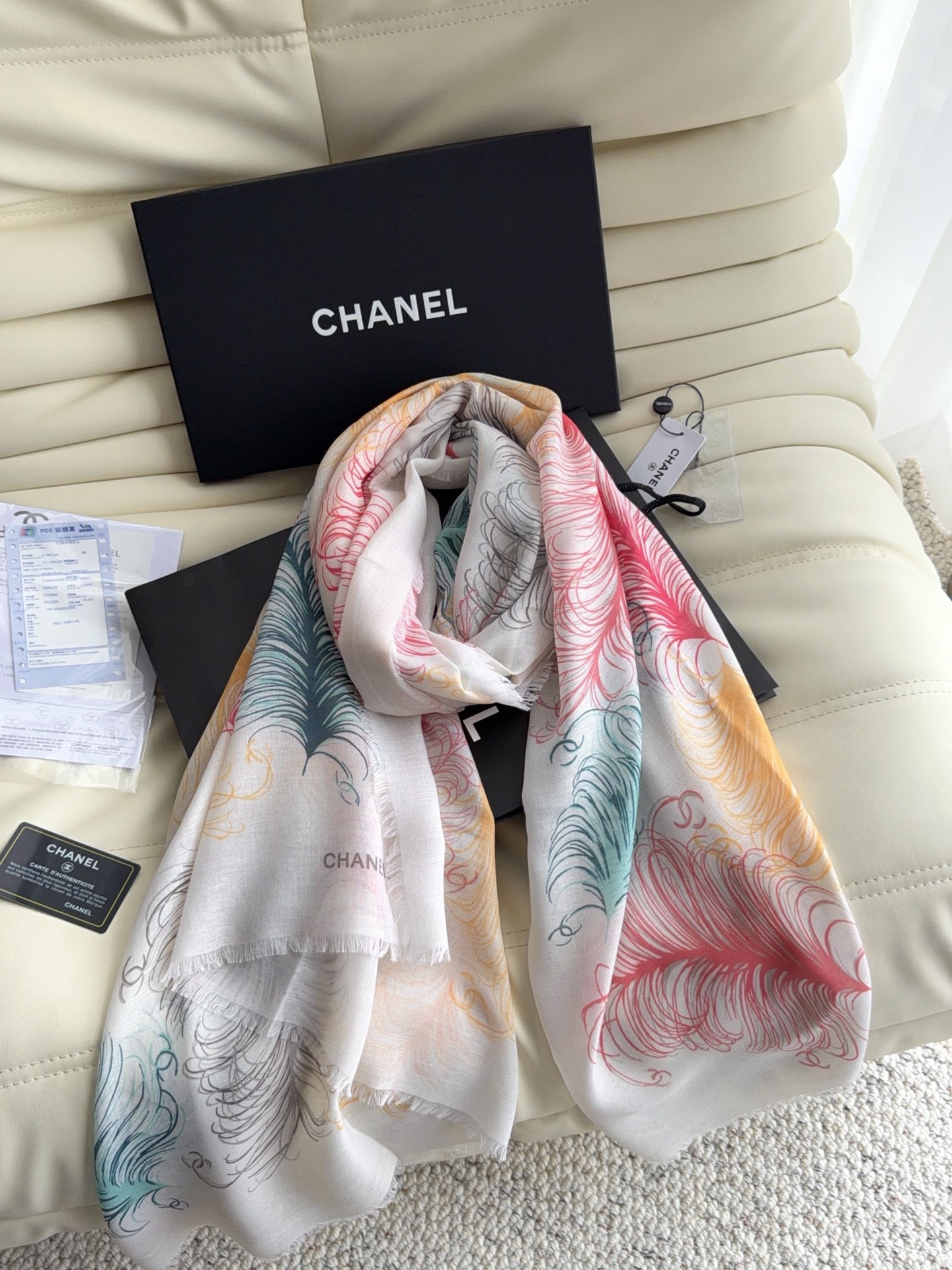 Cheap Chanel Scarf in 222339, $55 USD- [IB222339] - Replica Chanel Scarf