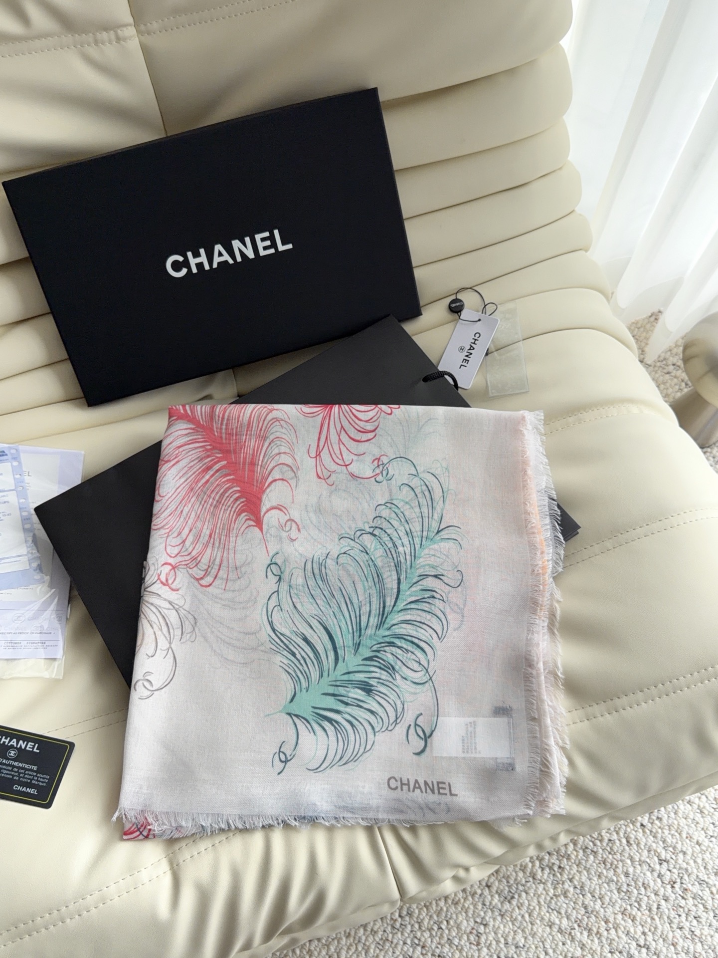Cheap Chanel Scarf in 222339, $55 USD- [IB222339] - Replica Chanel Scarf
