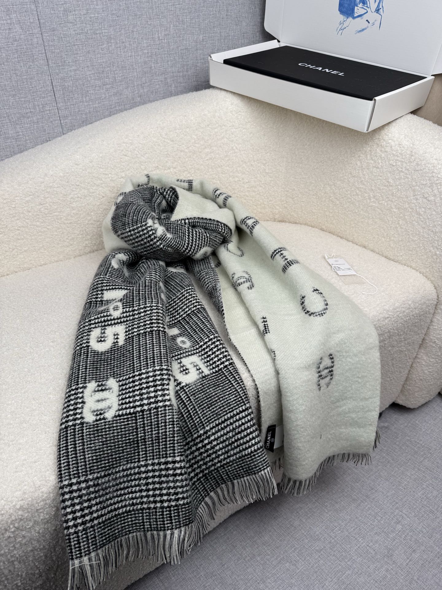 Cheap Chanel Scarf in 222349, $55 USD- [IB222349] - Replica Chanel Scarf