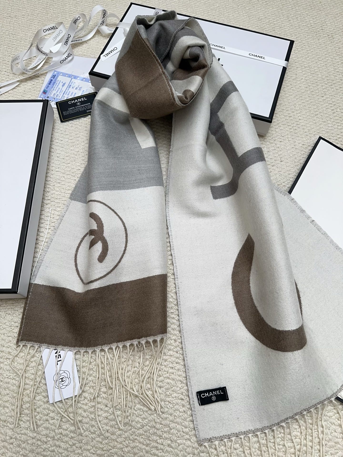 Cheap Chanel Scarf in 222353, $55 USD- [IB222353] - Replica Chanel Scarf