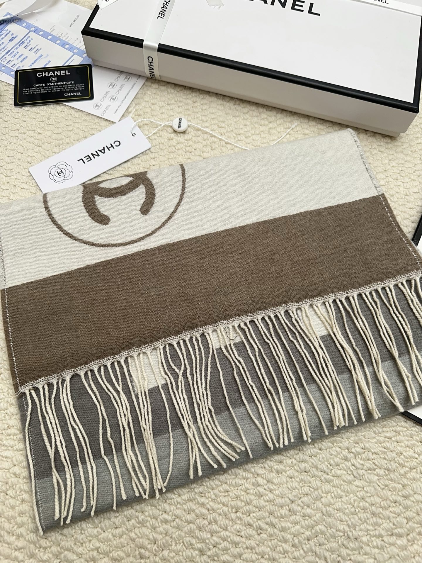 Cheap Chanel Scarf in 222353, $55 USD- [IB222353] - Replica Chanel Scarf
