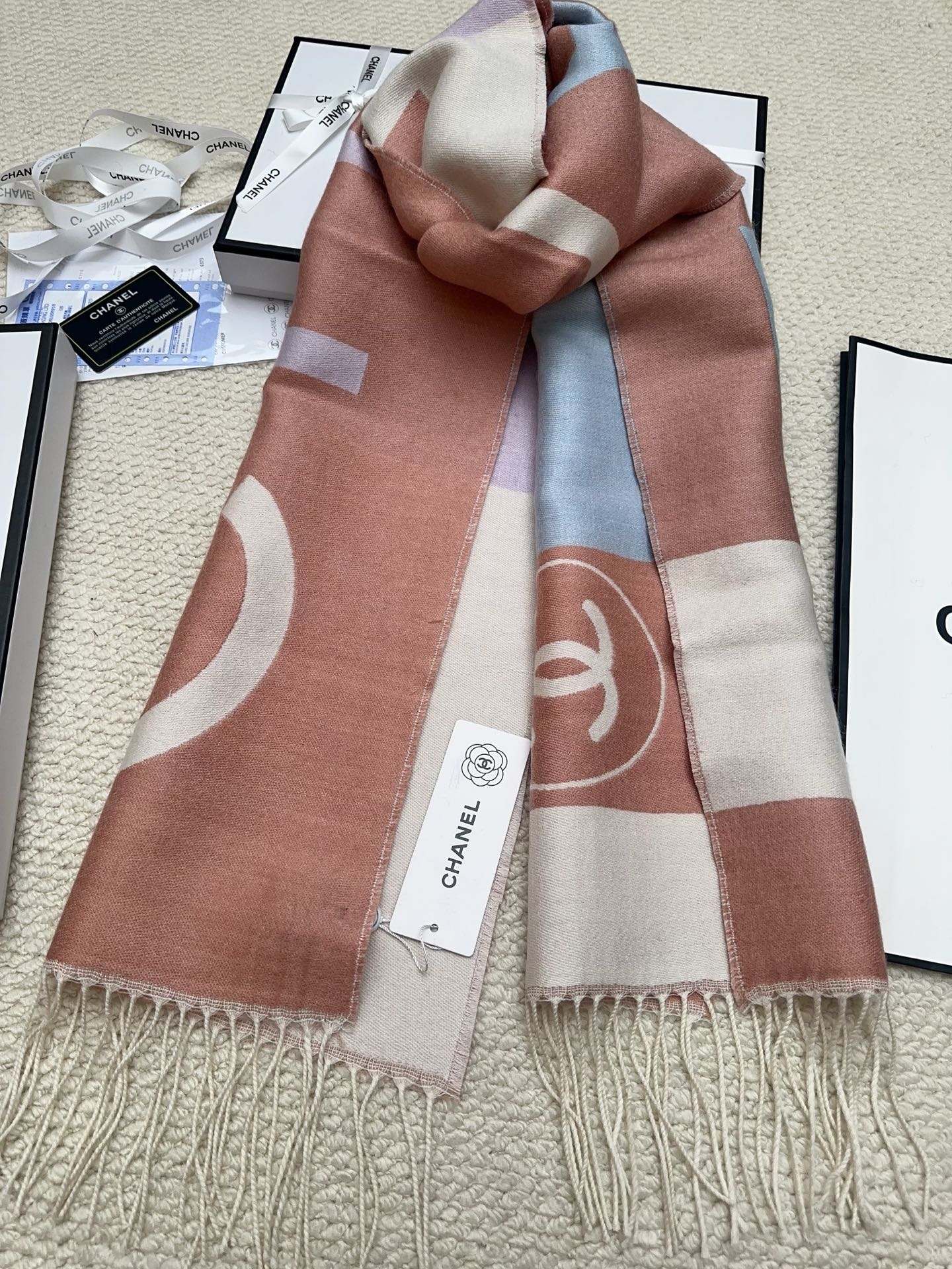 Cheap Chanel Scarf in 222354, $55 USD- [IB222354] - Replica Chanel Scarf
