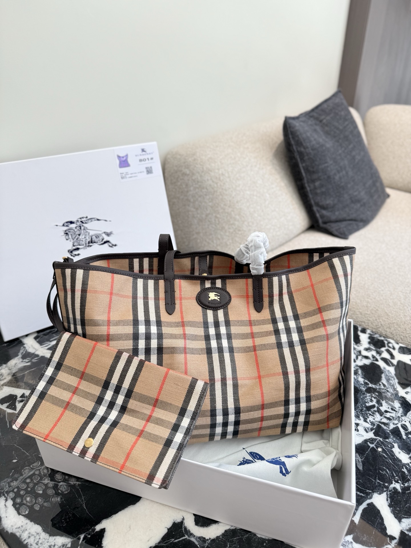 Cheap Burberry Handbags in 222514, $65 USD- [IB222514] - Replica Burberry Handbags