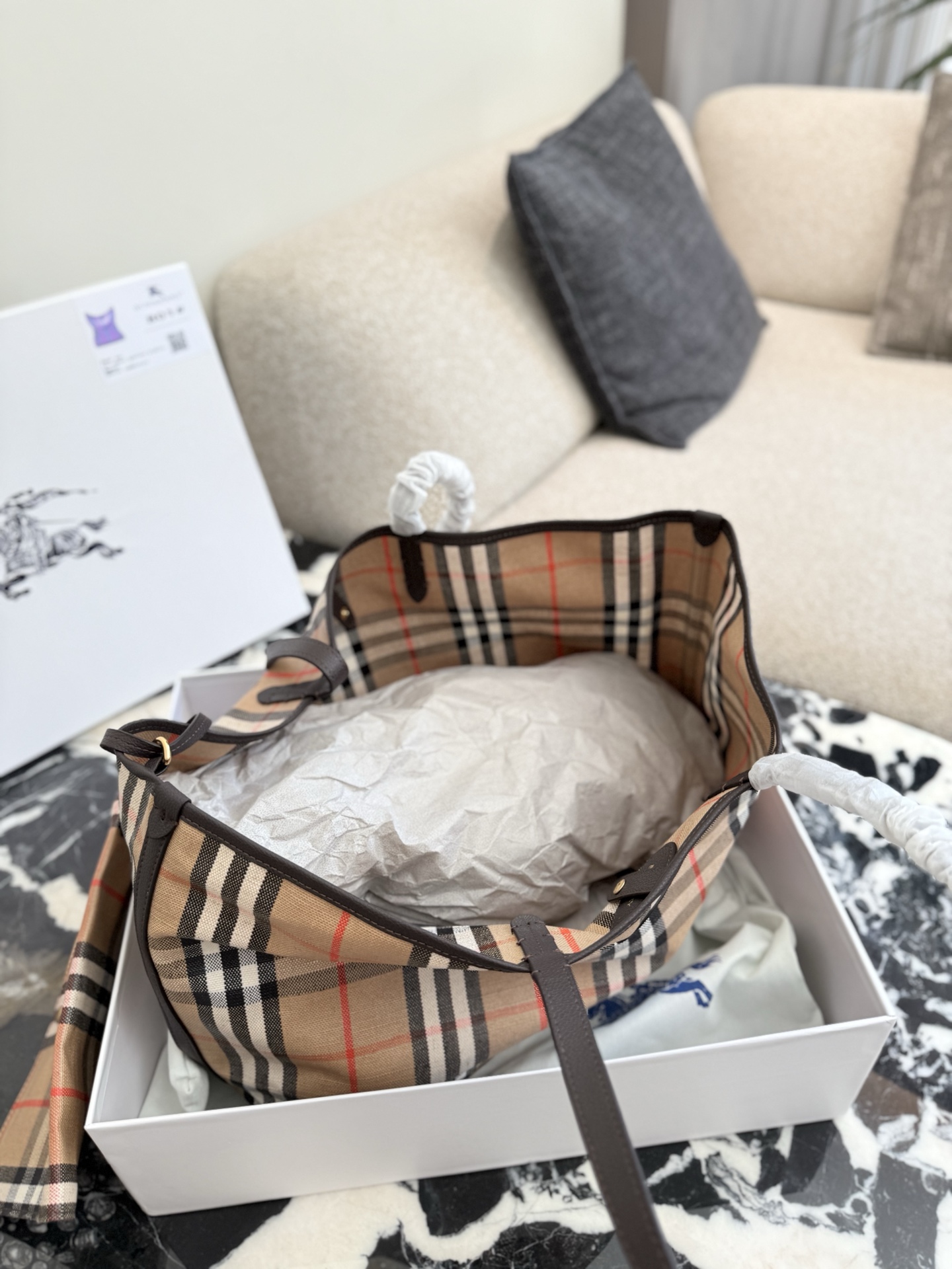 Cheap Burberry Handbags in 222514, $65 USD- [IB222514] - Replica Burberry Handbags