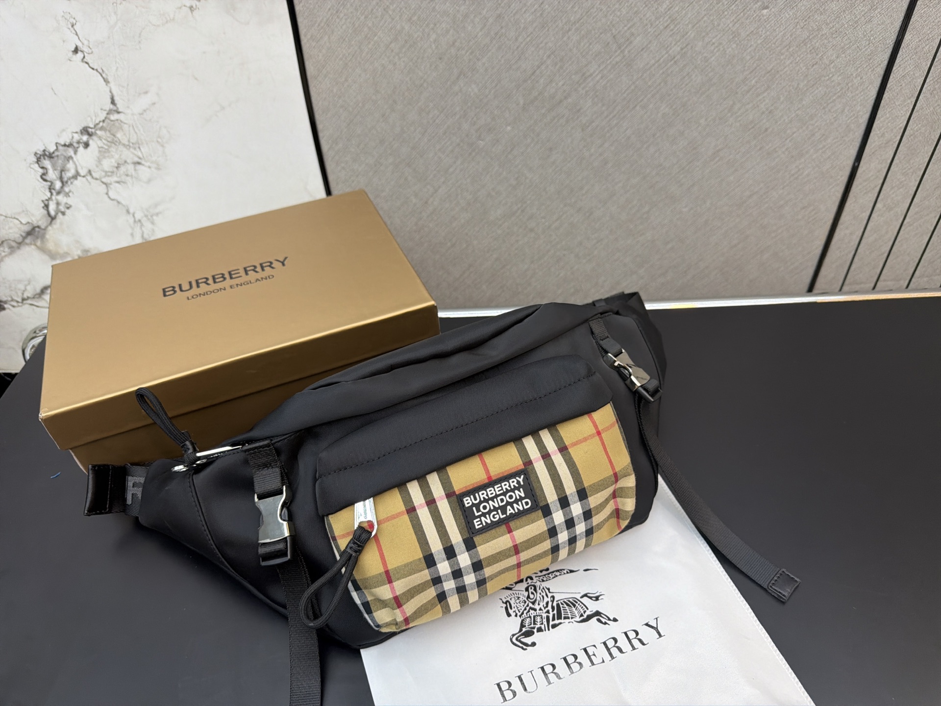 Cheap Burberry AAA quality Bags For Men in 222520, $50 USD- [IB222520] - Replica Burberry AAA quality Bags For Men