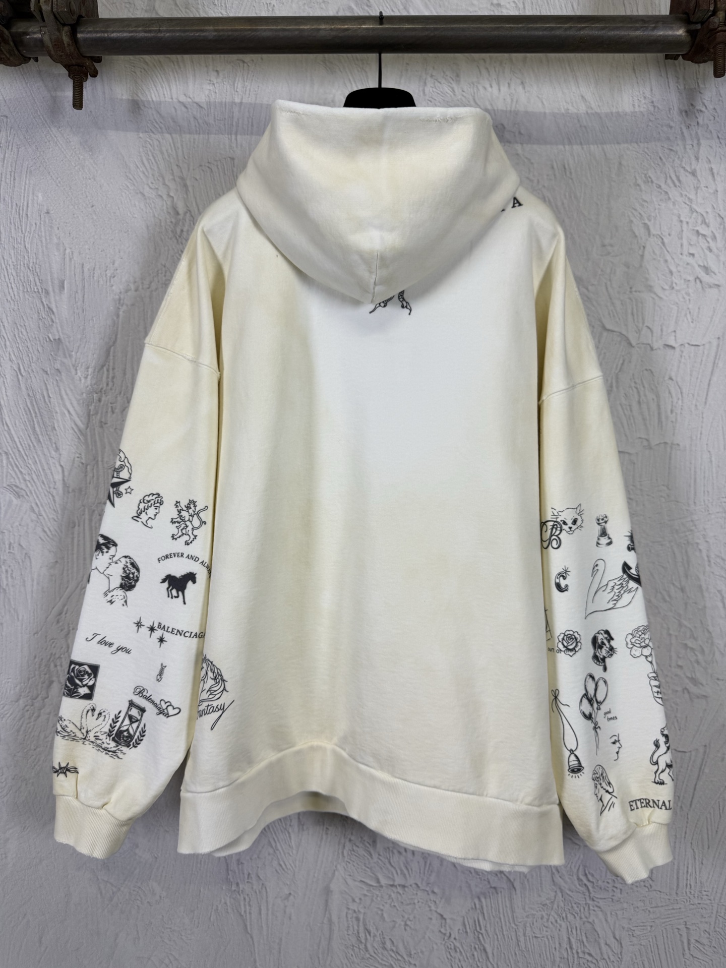 Cheap Balenciaga Hoodies for Men in 222627, $65 USD- [IB222627] - Replica Balenciaga Hoodies for Men