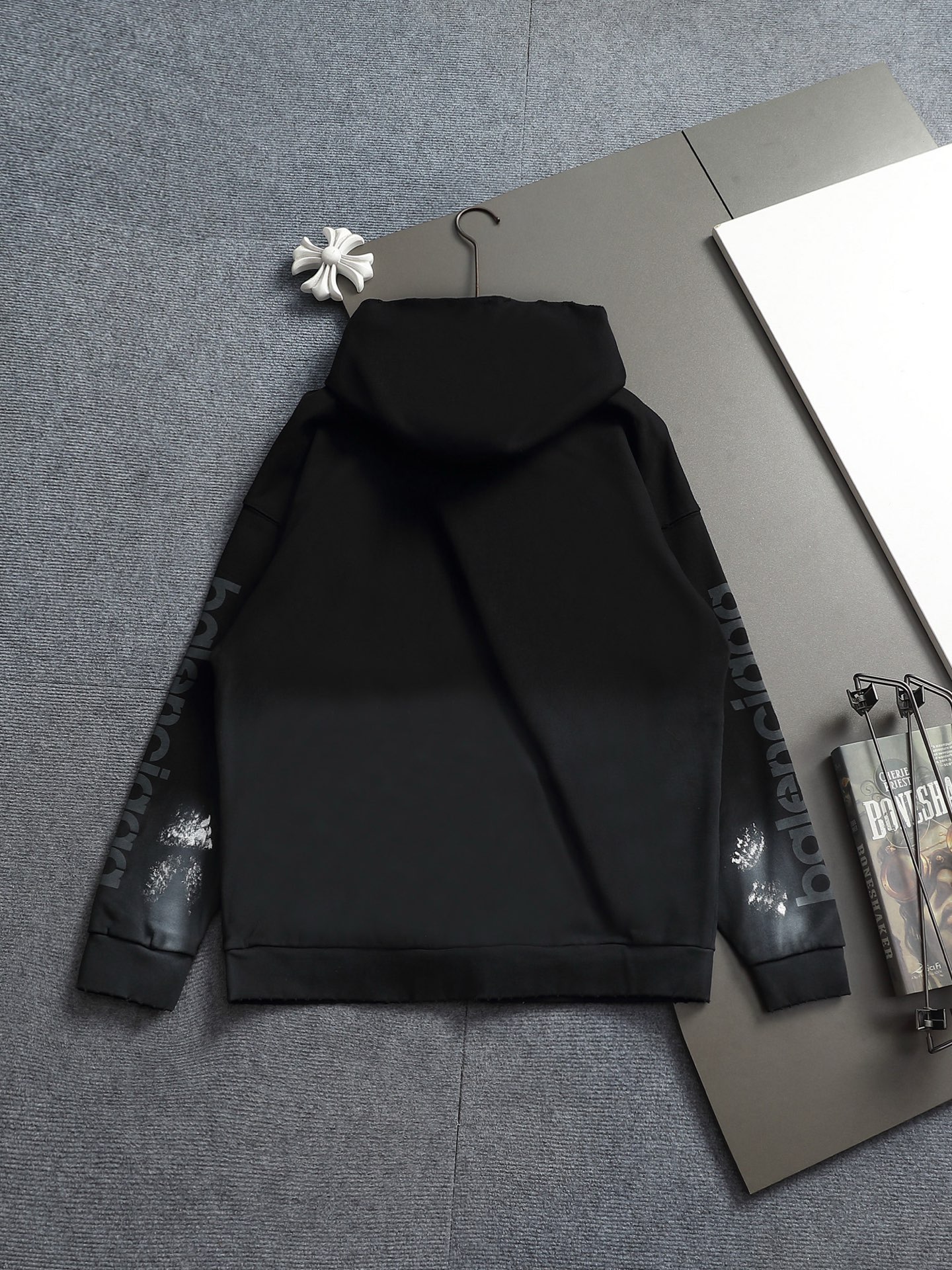 Cheap Balmain Hoodies for Men in 222637, $60 USD- [IB222637] - Replica Balmain Hoodies for Men