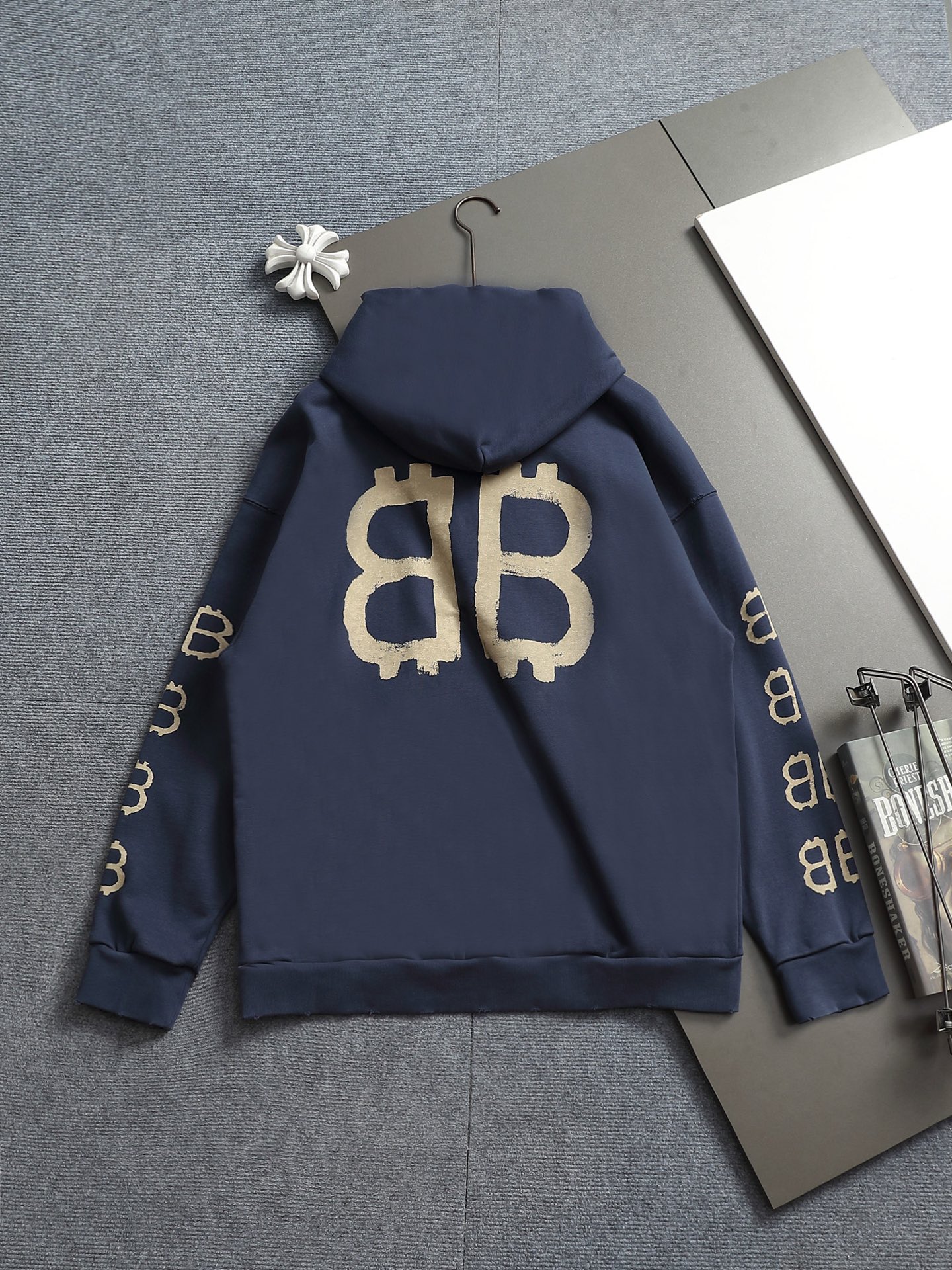 Cheap Balmain Hoodies for Men in 222638, $60 USD- [IB222638] - Replica Balmain Hoodies for Men