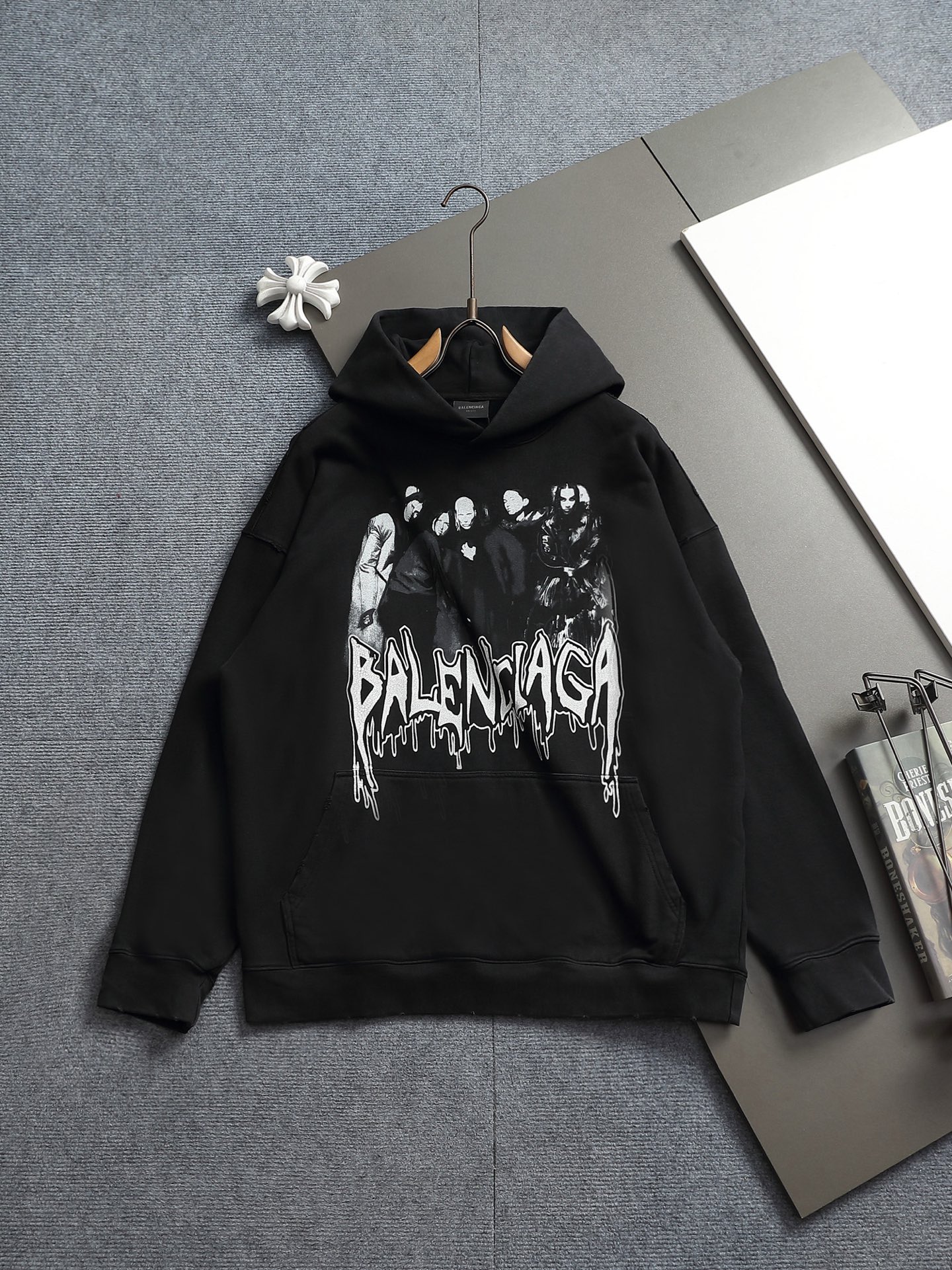 Cheap Balmain Hoodies for Men in 222640, $60 USD- [IB222640] - Replica Balmain Hoodies for Men