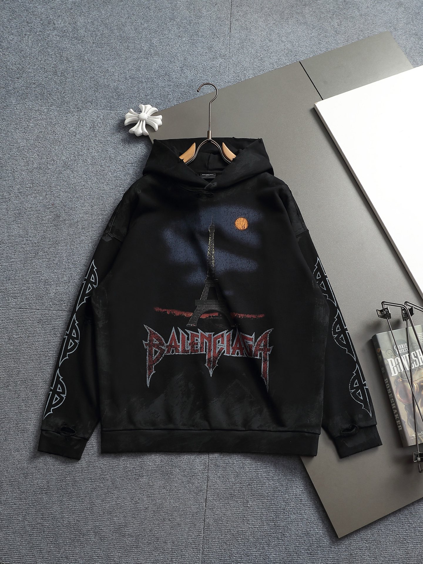 Cheap Balmain Hoodies for Men in 222641, $60 USD- [IB222641] - Replica Balmain Hoodies for Men
