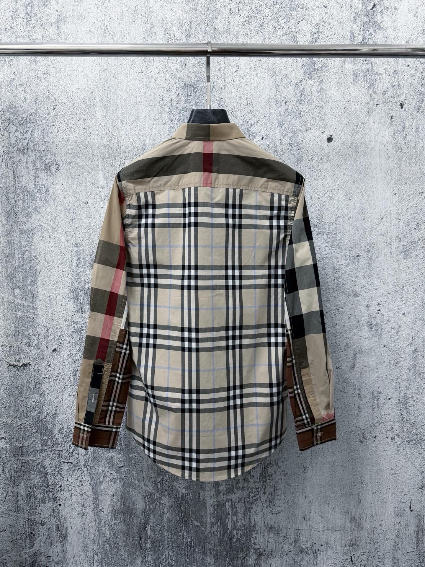 Cheap Burberry Long-Sleeved Polo Shirts for Men in 222689, $45 USD- [IB222689] - Replica Burberry Long-Sleeved Polo Shirts for Men