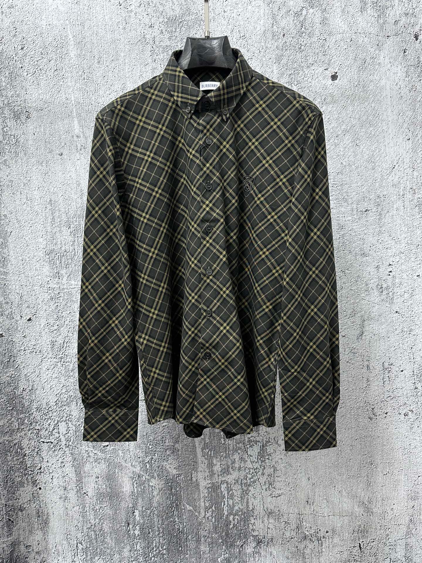 Cheap Burberry Long-Sleeved Polo Shirts for Men in 222695, $45 USD- [IB222695] - Replica Burberry Long-Sleeved Polo Shirts for Men