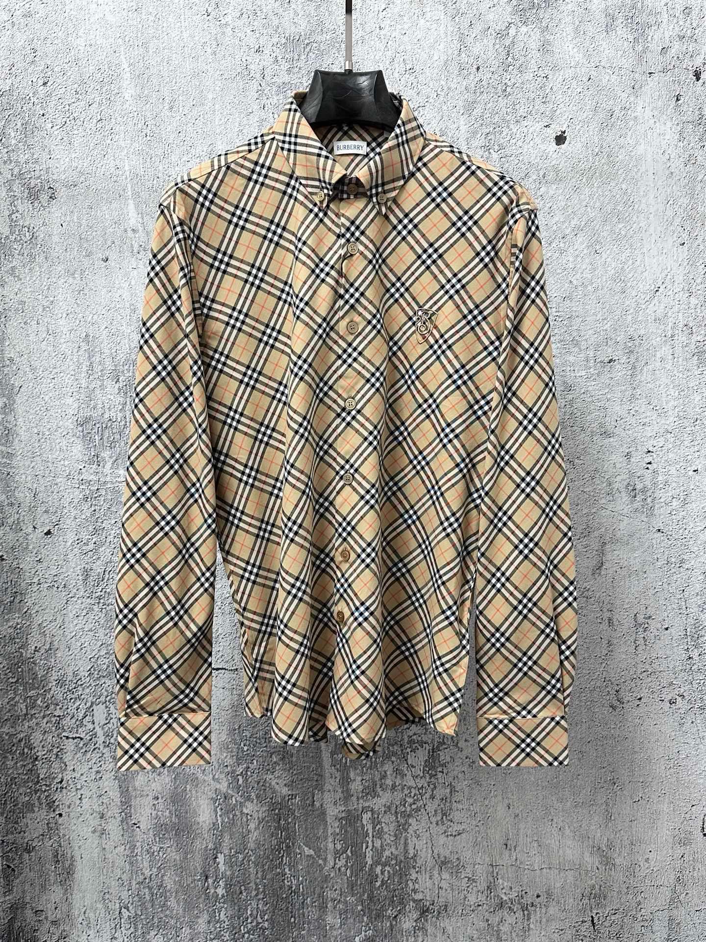 Cheap Burberry Long-Sleeved Polo Shirts for Men in 222696, $45 USD- [IB222696] - Replica Burberry Long-Sleeved Polo Shirts for Men