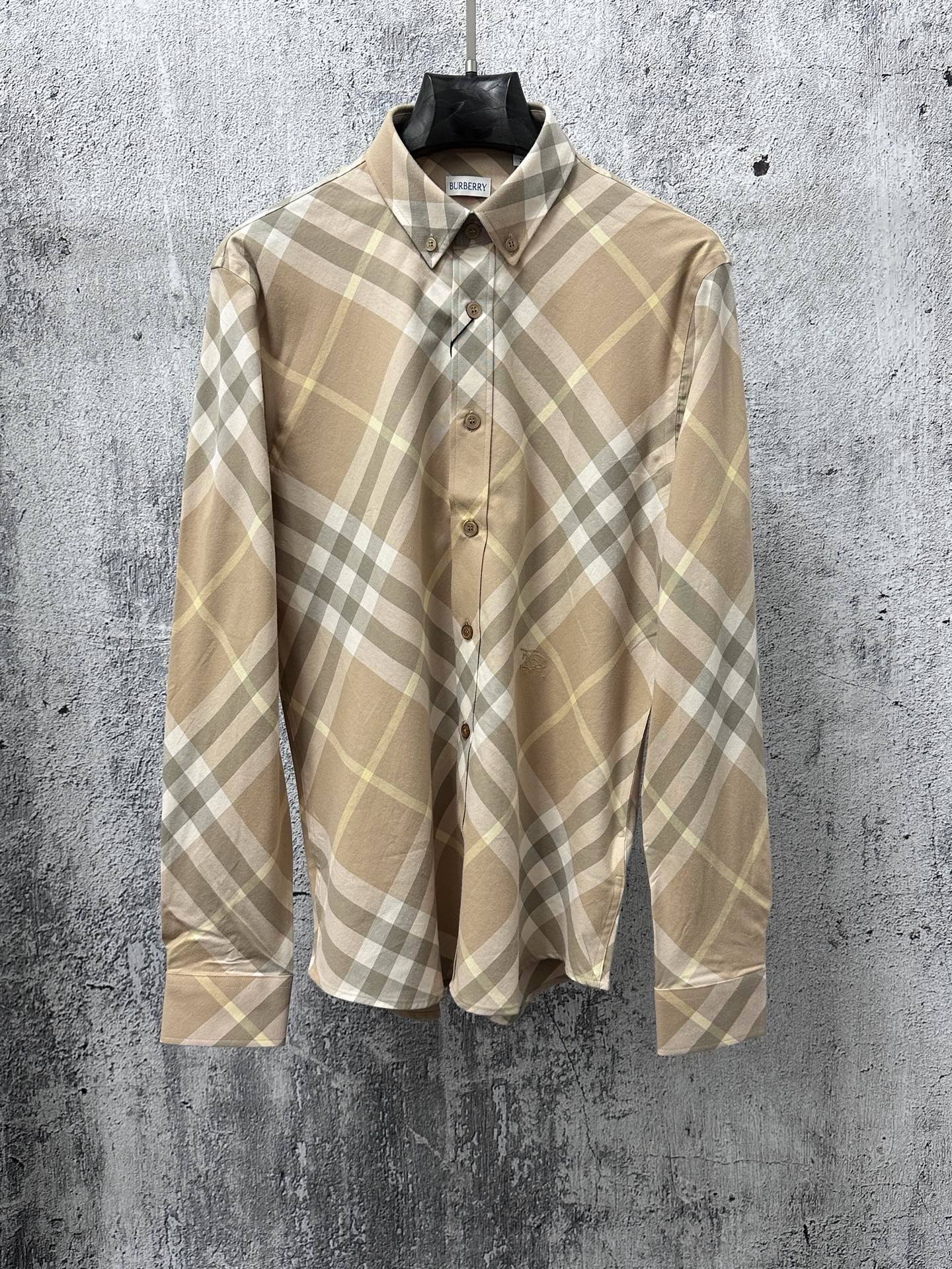 Cheap Burberry Long-Sleeved Polo Shirts for Men in 222697, $45 USD- [IB222697] - Replica Burberry Long-Sleeved Polo Shirts for Men