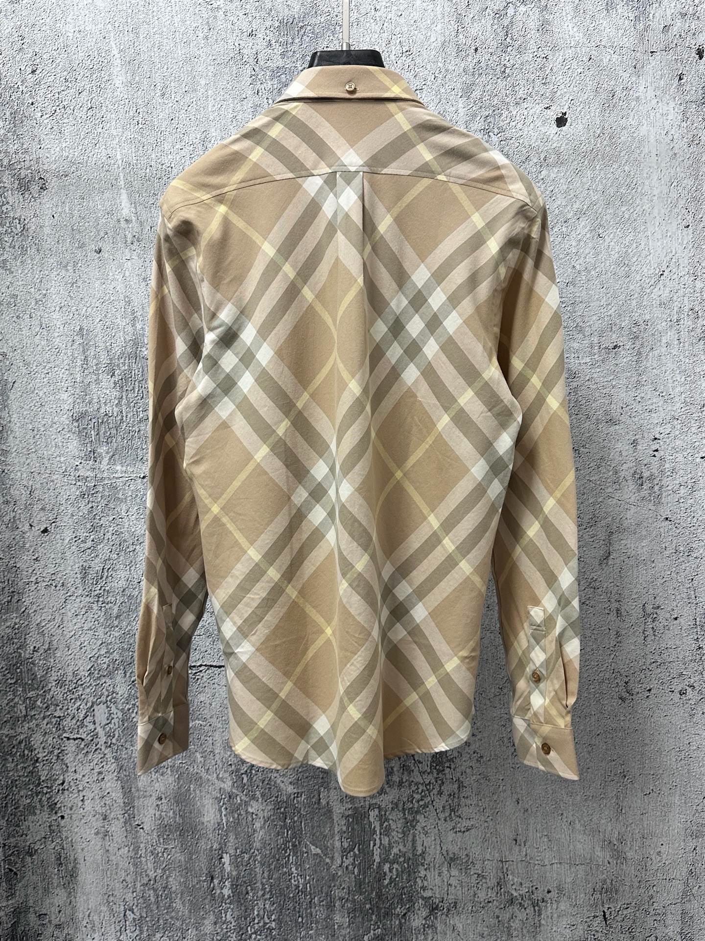 Cheap Burberry Long-Sleeved Polo Shirts for Men in 222697, $45 USD- [IB222697] - Replica Burberry Long-Sleeved Polo Shirts for Men