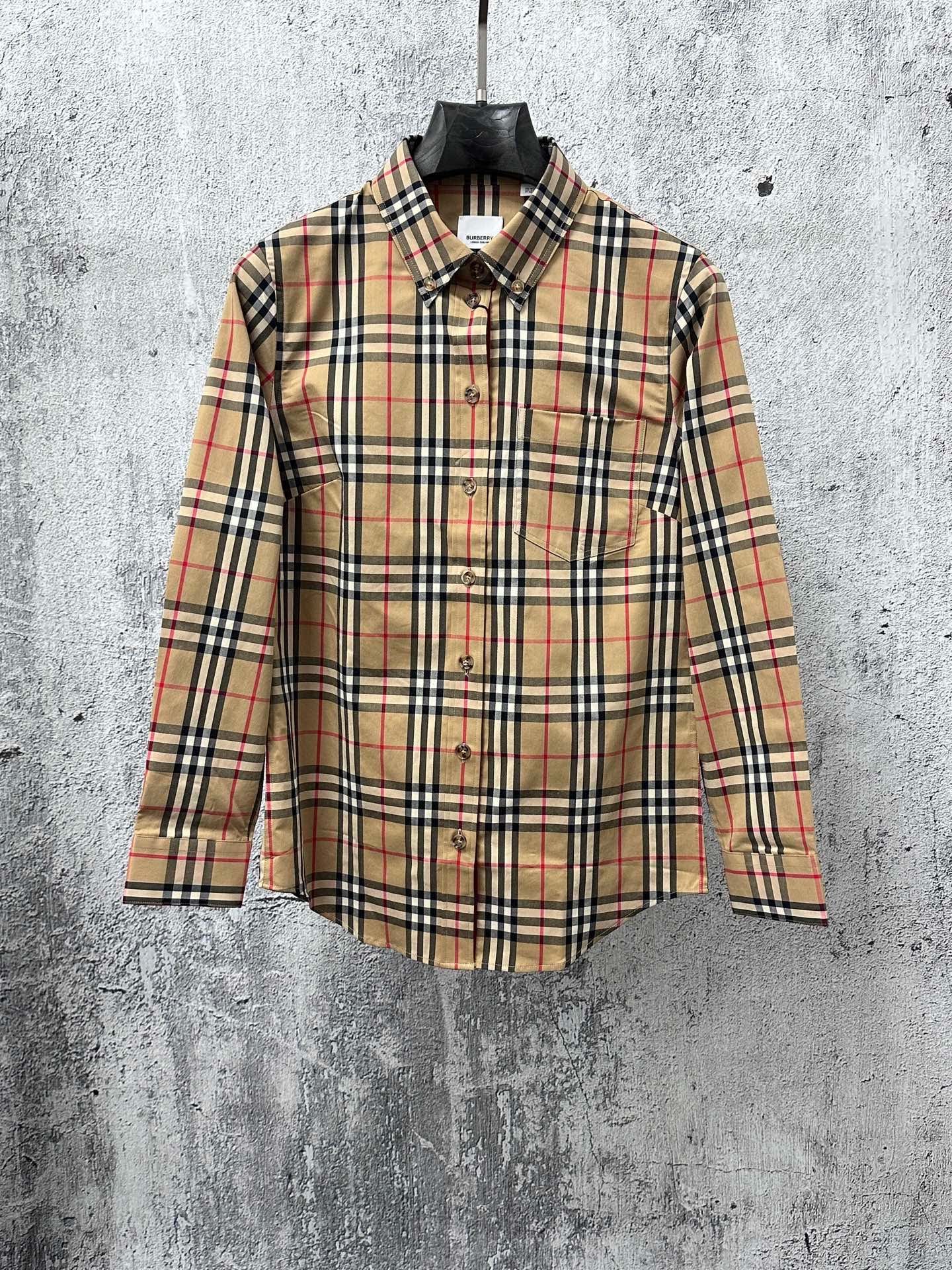 Cheap Burberry Long-Sleeved Polo Shirts for Men in 222700, $45 USD- [IB222700] - Replica Burberry Long-Sleeved Polo Shirts for Men