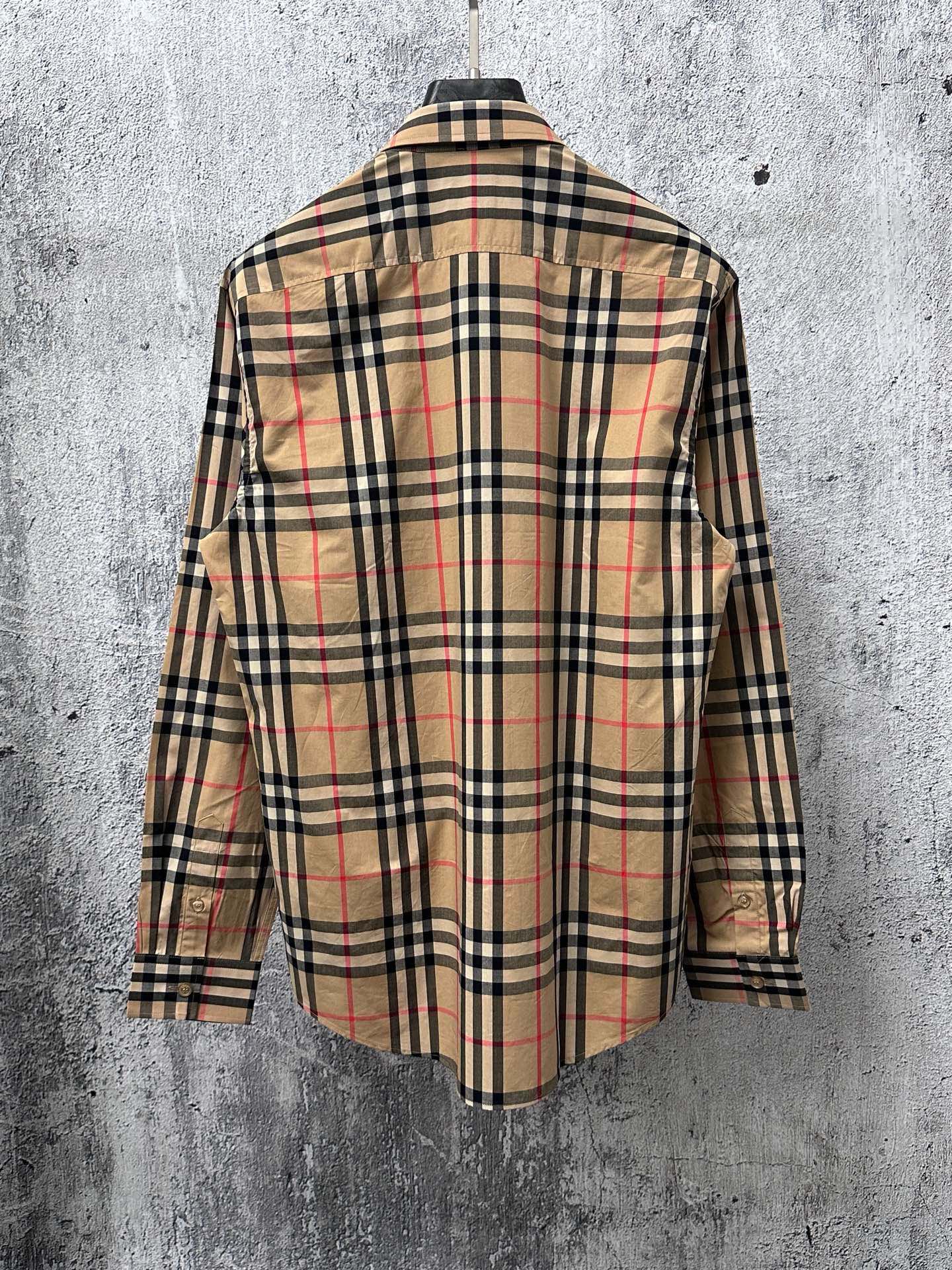 Cheap Burberry Long-Sleeved Polo Shirts for Men in 222701, $45 USD- [IB222701] - Replica Burberry Long-Sleeved Polo Shirts for Men