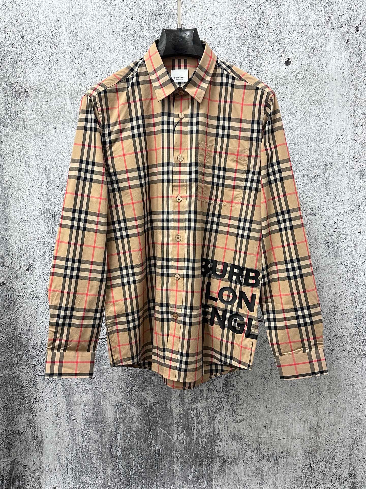 Cheap Burberry Long-Sleeved Polo Shirts for Men in 222702, $45 USD- [IB222702] - Replica Burberry Long-Sleeved Polo Shirts for Men