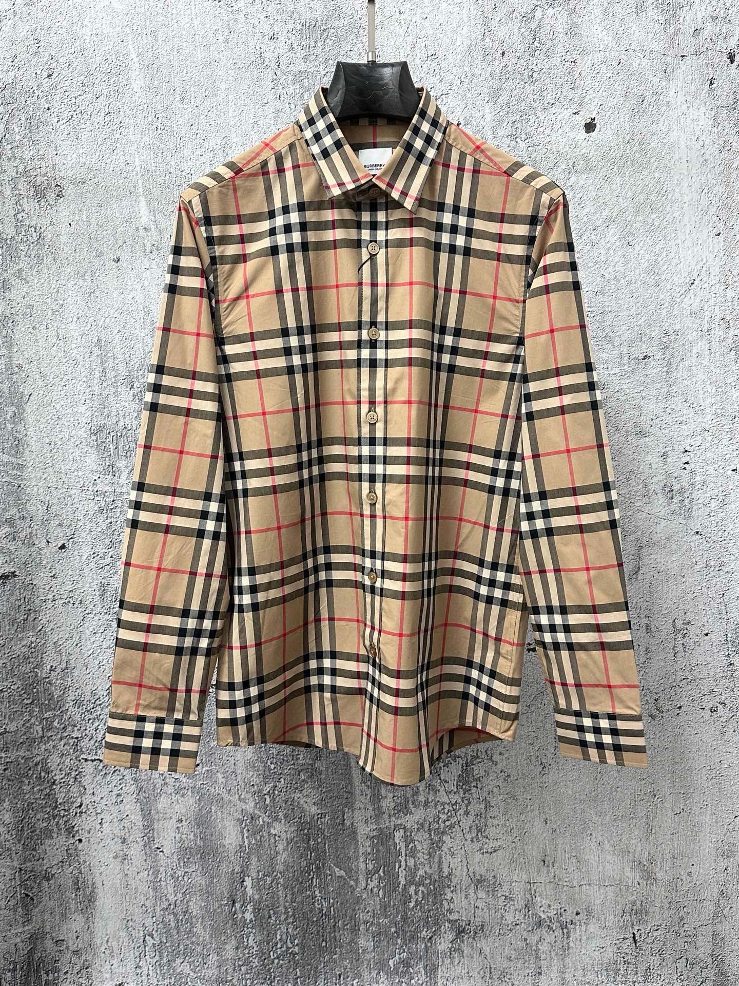 Cheap Burberry Long-Sleeved Polo Shirts for Men in 222703, $45 USD- [IB222703] - Replica Burberry Long-Sleeved Polo Shirts for Men