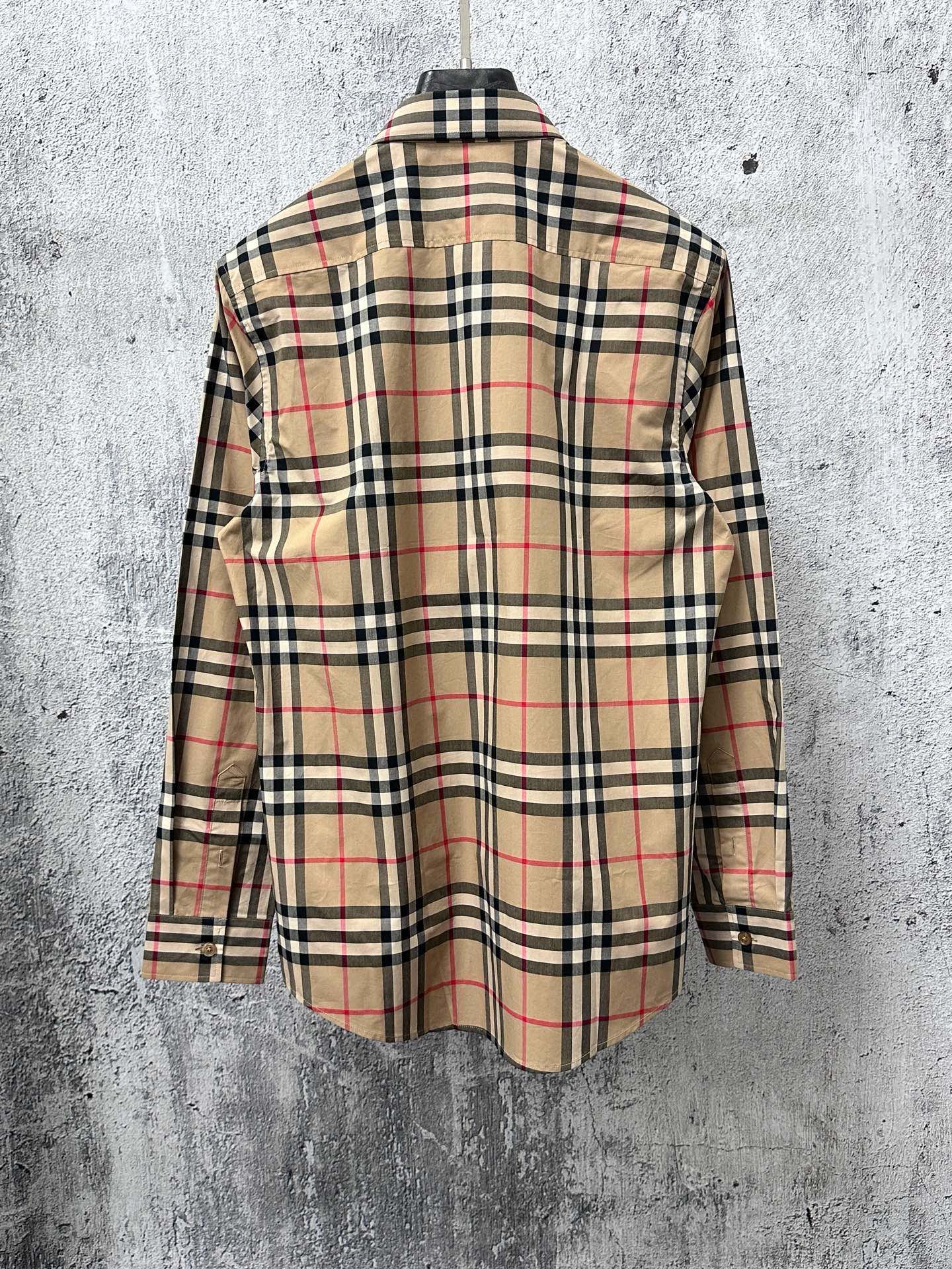 Cheap Burberry Long-Sleeved Polo Shirts for Men in 222703, $45 USD- [IB222703] - Replica Burberry Long-Sleeved Polo Shirts for Men