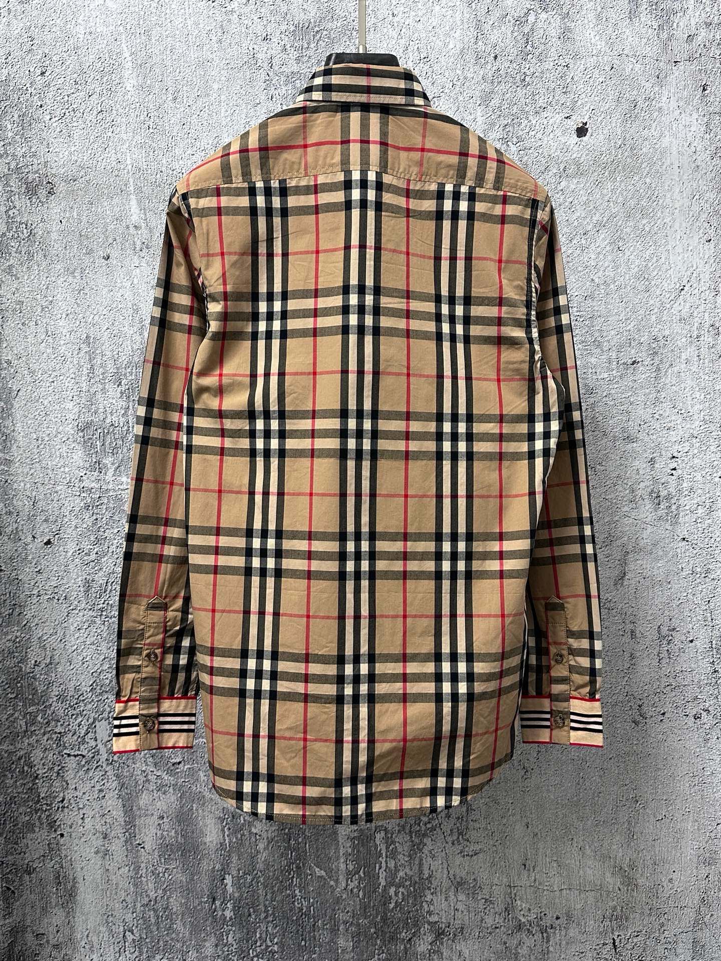 Cheap Burberry Long-Sleeved Polo Shirts for Men in 222704, $45 USD- [IB222704] - Replica Burberry Long-Sleeved Polo Shirts for Men