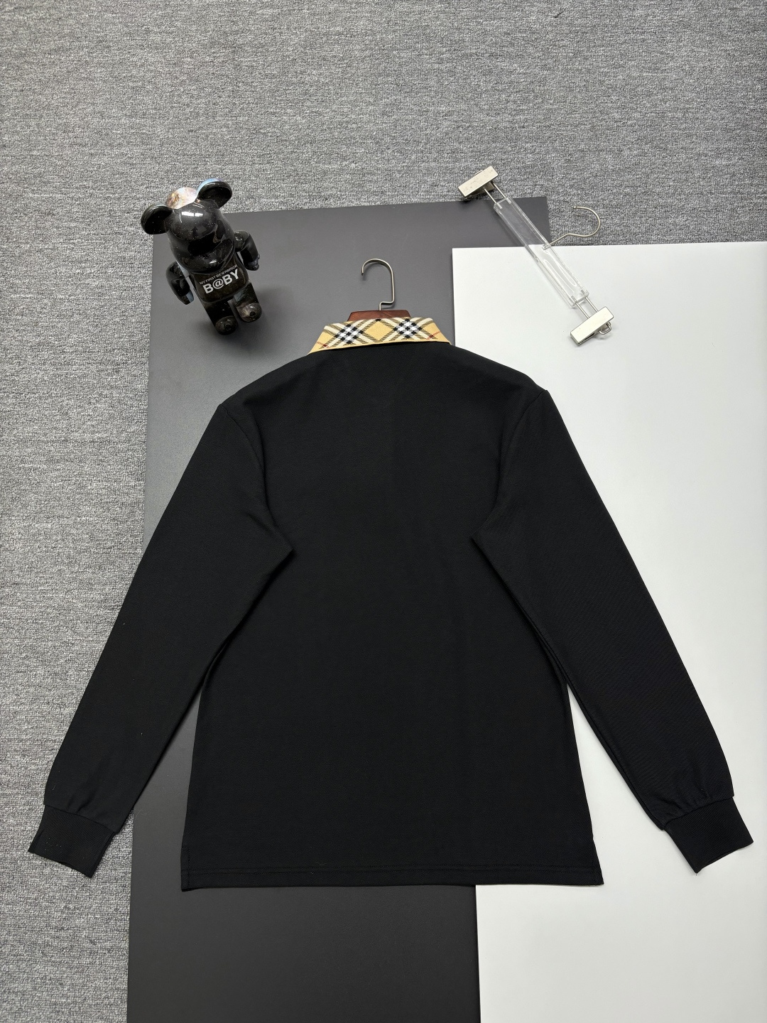 Cheap Burberry Long-Sleeved Polo Shirts for Men in 222727, $40 USD- [IB222727] - Replica Burberry Long-Sleeved Polo Shirts for Men