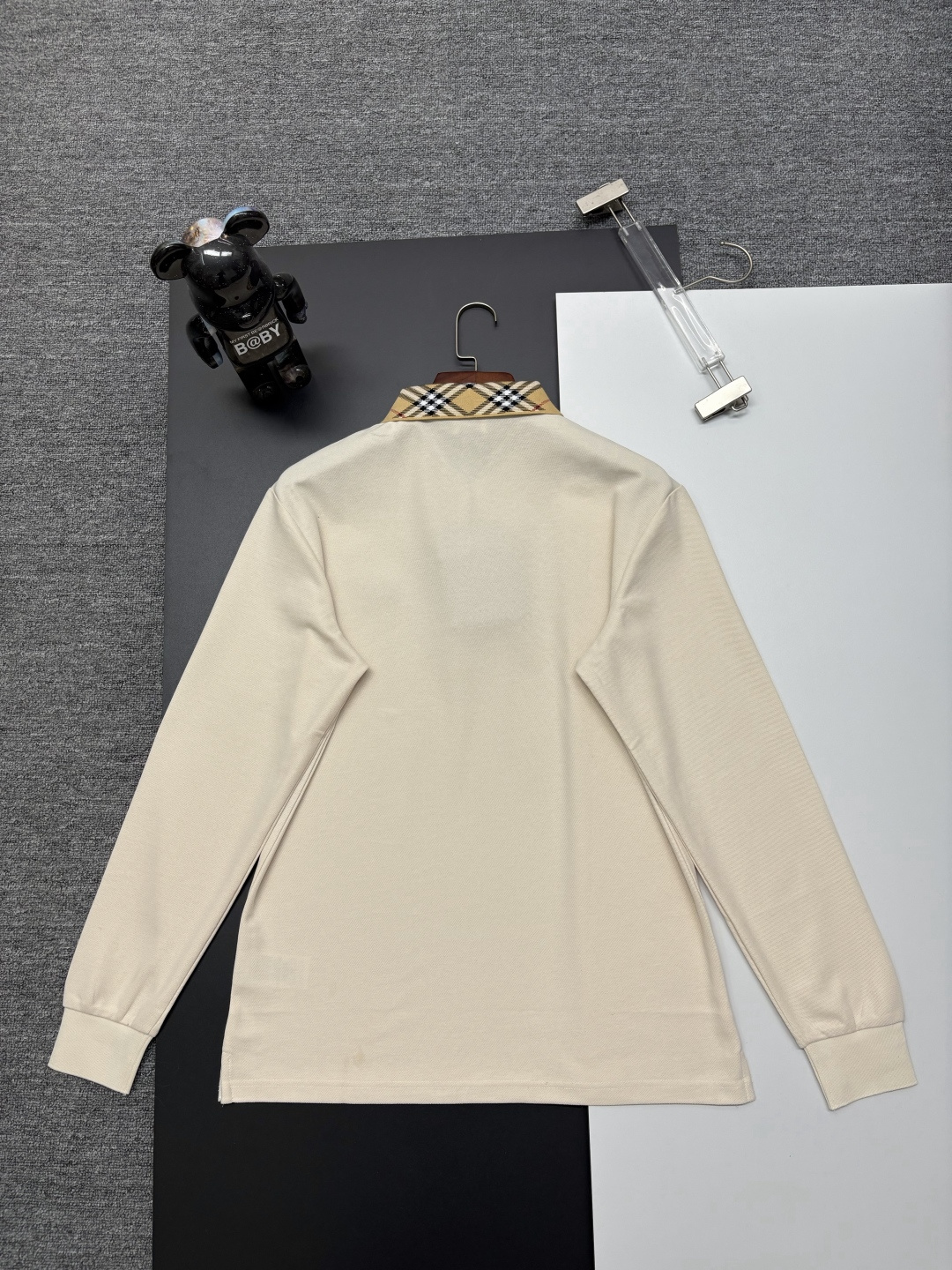 Cheap Burberry Long-Sleeved Polo Shirts for Men in 222728, $40 USD- [IB222728] - Replica Burberry Long-Sleeved Polo Shirts for Men
