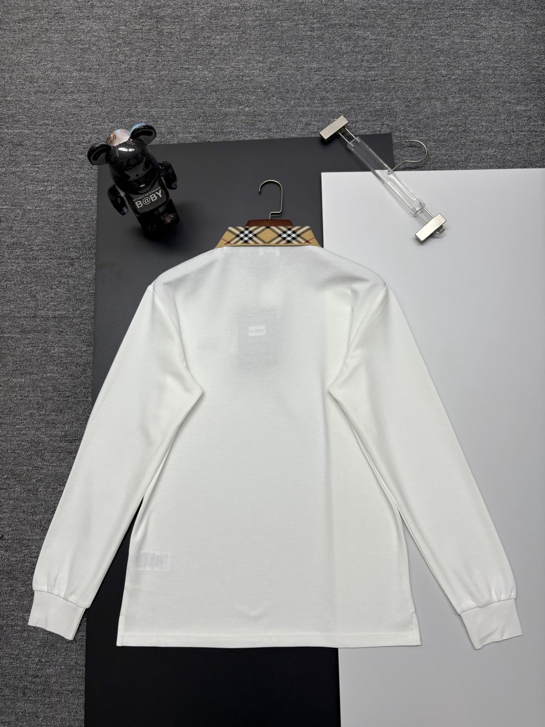 Cheap Burberry Long-Sleeved Polo Shirts for Men in 222729, $40 USD- [IB222729] - Replica Burberry Long-Sleeved Polo Shirts for Men