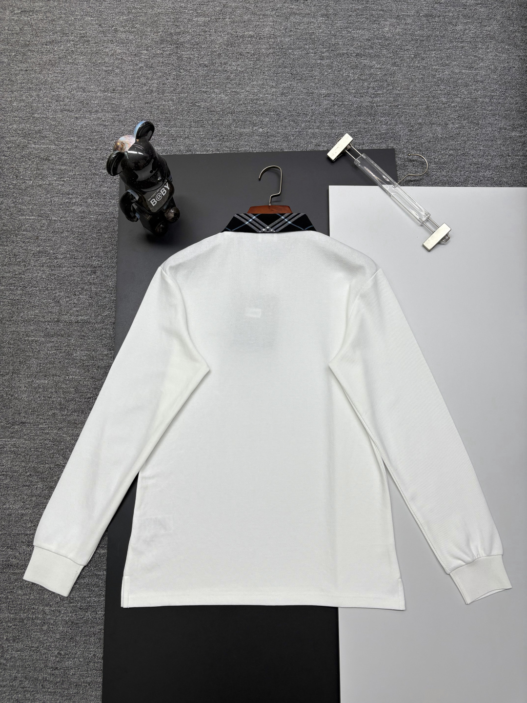 Cheap Burberry Long-Sleeved Polo Shirts for Men in 222734, $40 USD- [IB222734] - Replica Burberry Long-Sleeved Polo Shirts for Men