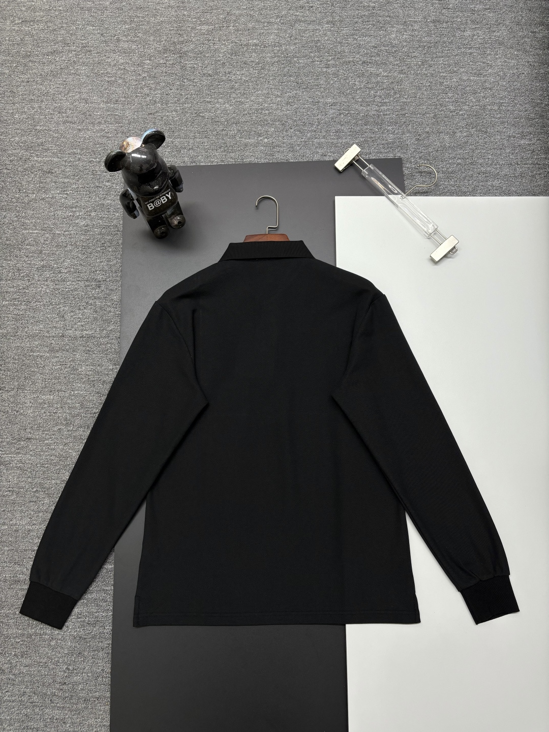 Cheap Burberry Long-Sleeved Polo Shirts for Men in 222735, $40 USD- [IB222735] - Replica Burberry Long-Sleeved Polo Shirts for Men