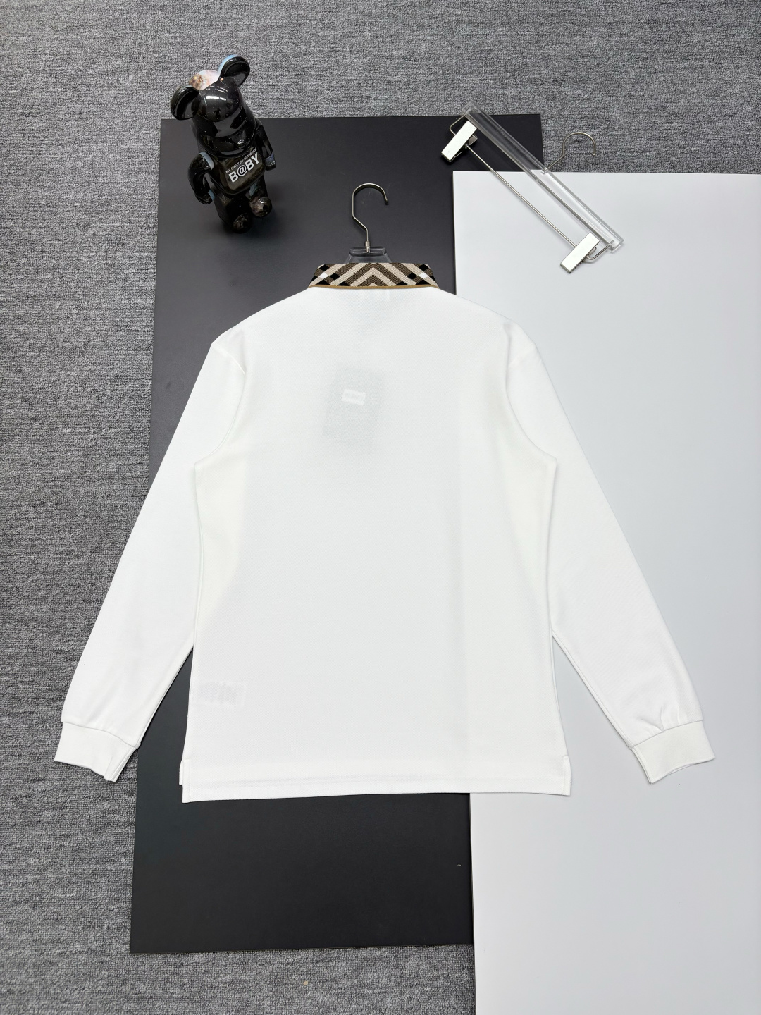 Cheap Burberry Long-Sleeved Polo Shirts for Men in 222738, $40 USD- [IB222738] - Replica Burberry Long-Sleeved Polo Shirts for Men