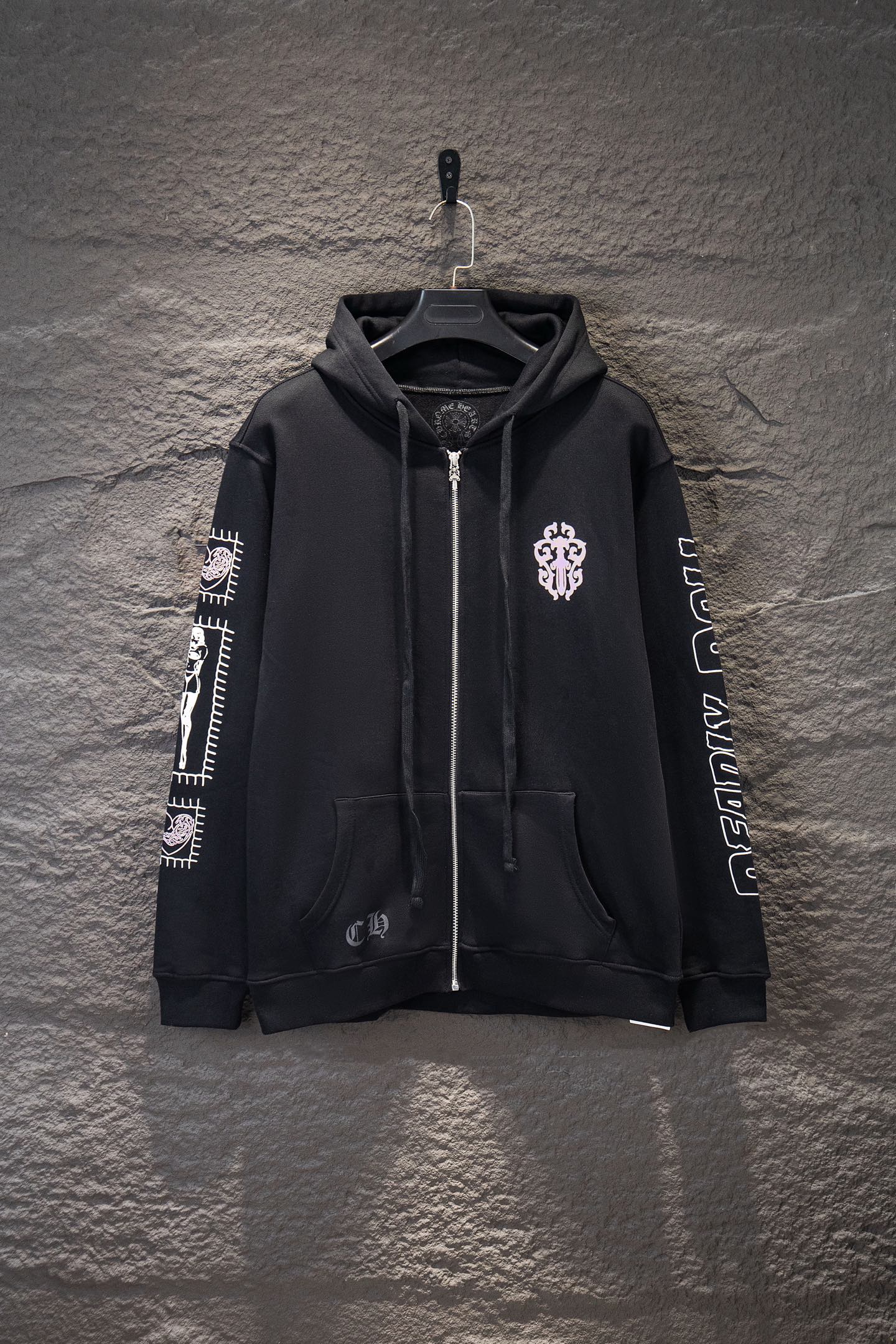 Cheap Chrome hearts Hoody in 222823, $50 USD- [IB222823] - Replica Chrome hearts Hoody